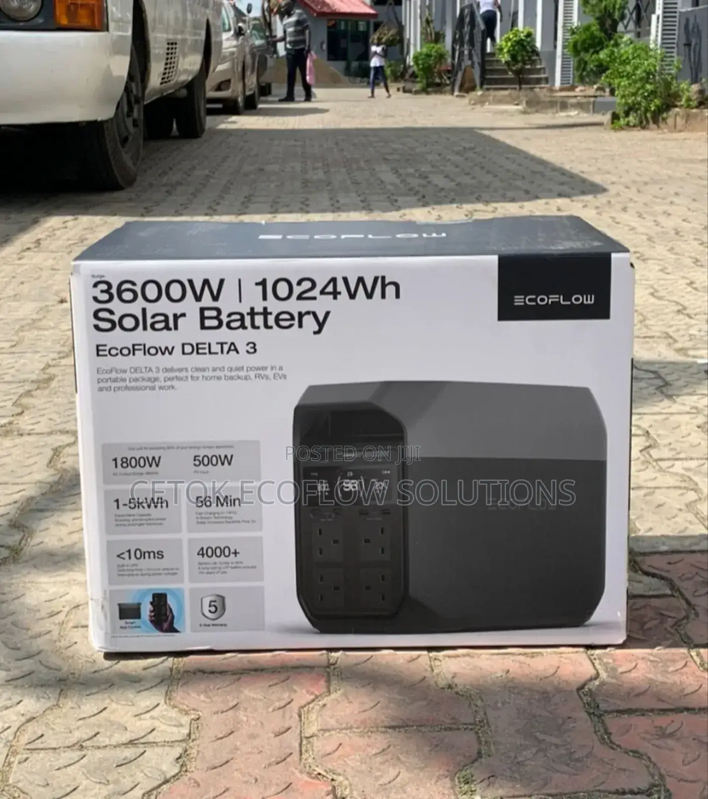 Ecoflow Delta 3 (3,600w 1,024wh) Power Station Genuine 5yrs Warranty