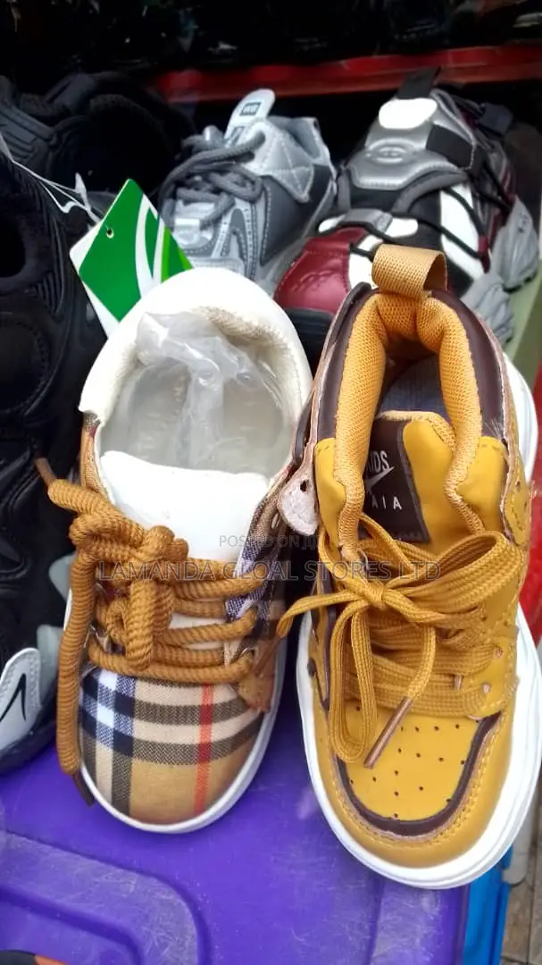Boys Brown Christmas Shoes