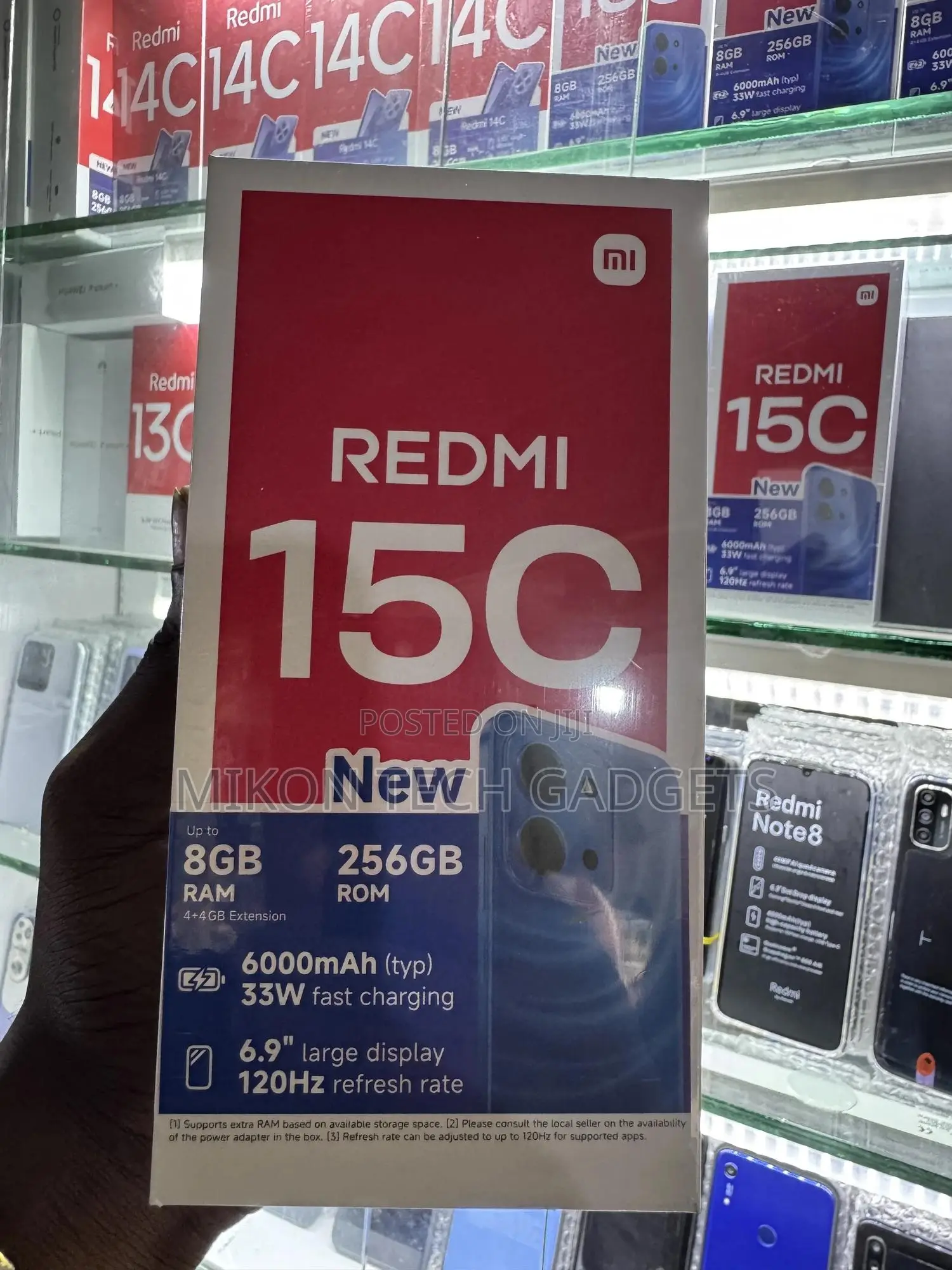 New Xiaomi Redmi 15C 4G 256 GB Black
