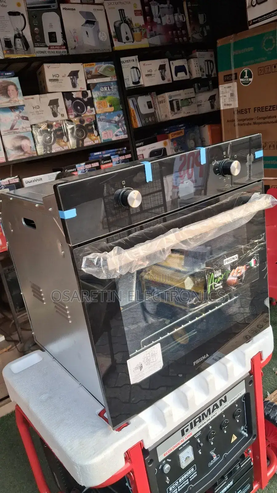 Phima Inbuilt Oven Gas and Electric