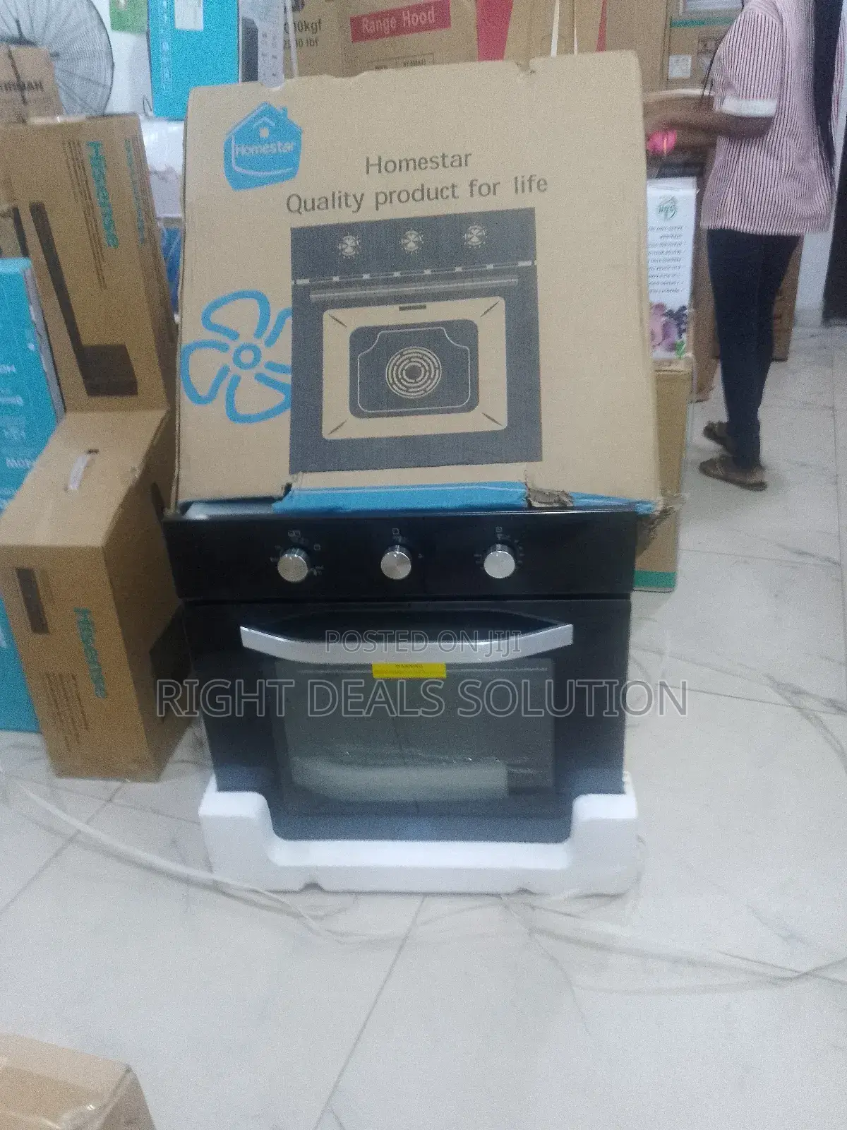 Homestar Oven, Model Hsqmb60bk