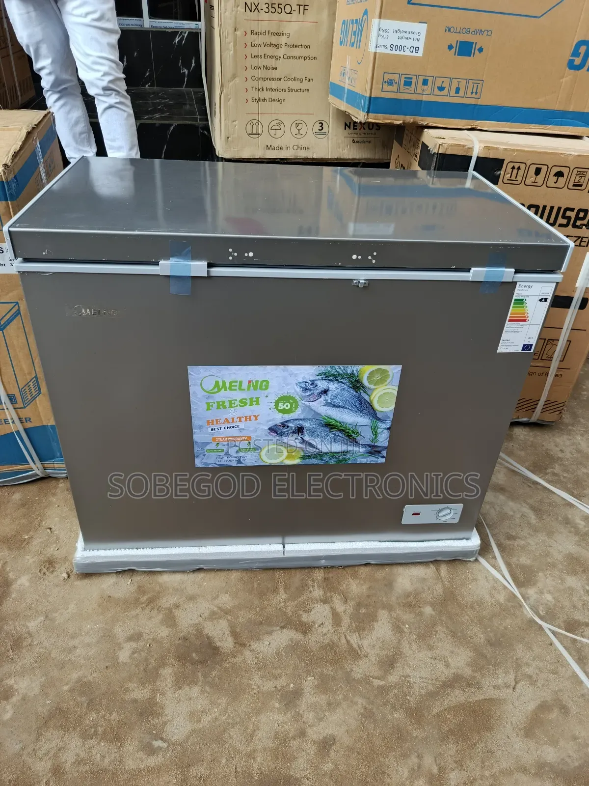 Original Meling Horizontal Freezer Bd-300s