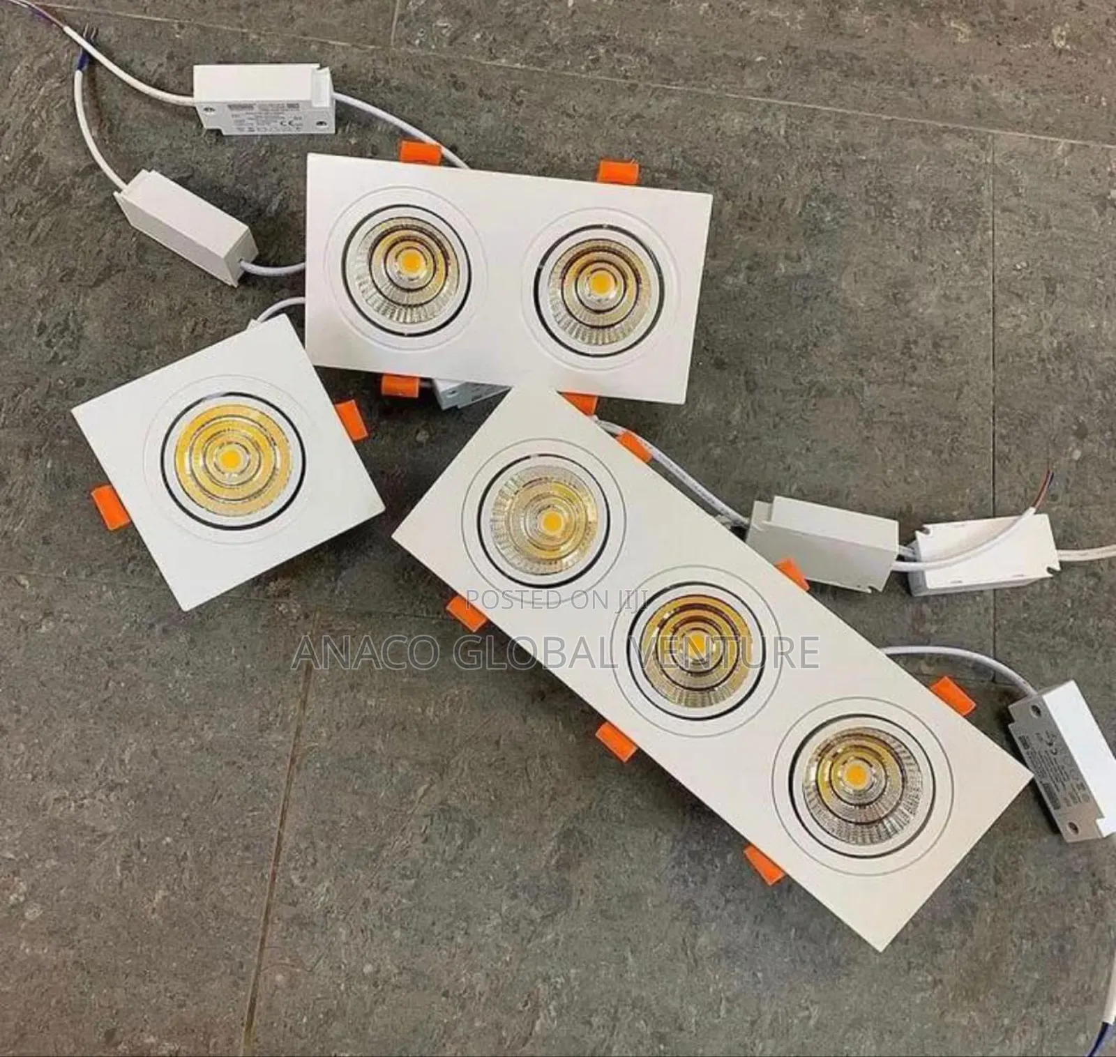 Modern Led Spotlights Available Single, Double and Triple Face 3 Color
