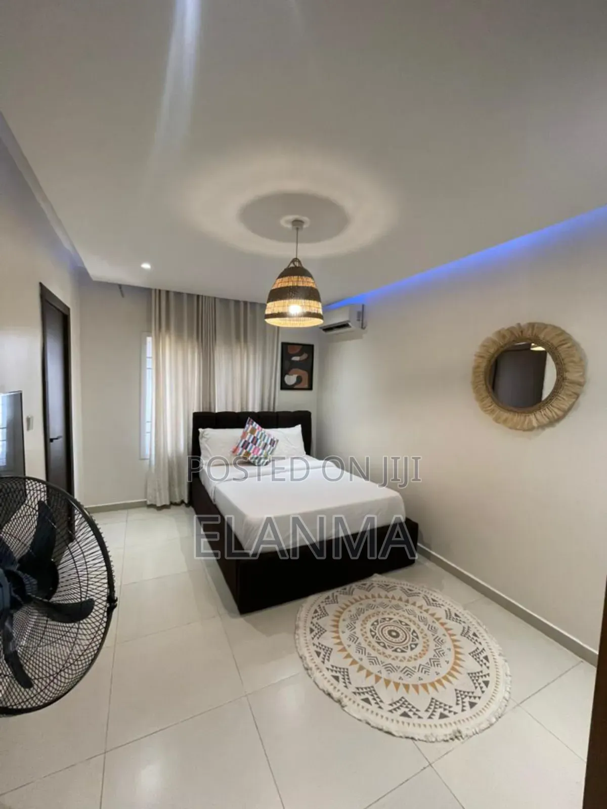Furnished 3bdrm Apartment in Bilaad Estate, Wuye for rent