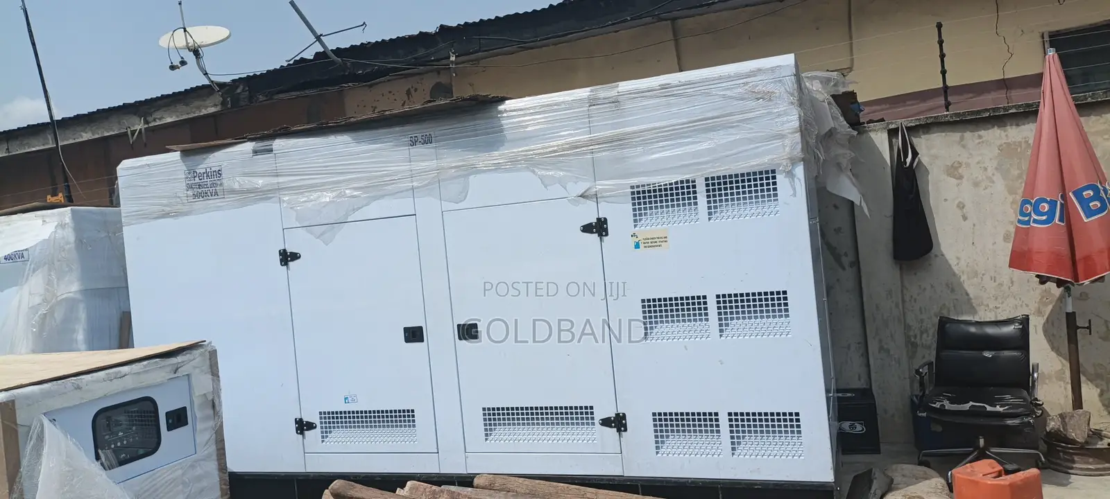 500kva Perkins Soundproof Standby Generator