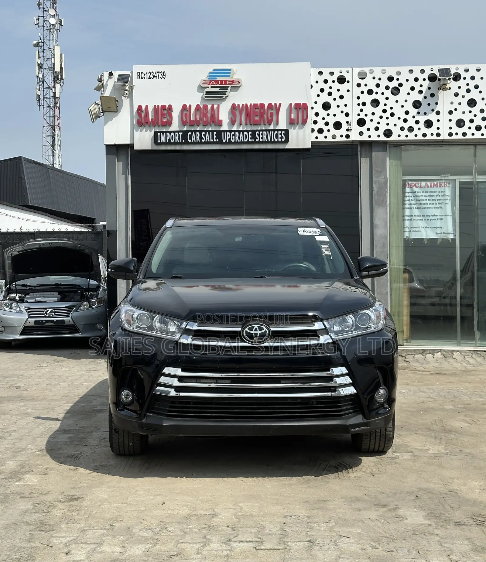 Toyota Highlander XLE 4dr SUV AWD (3.5L 6cyl 6A) 2014 Black
