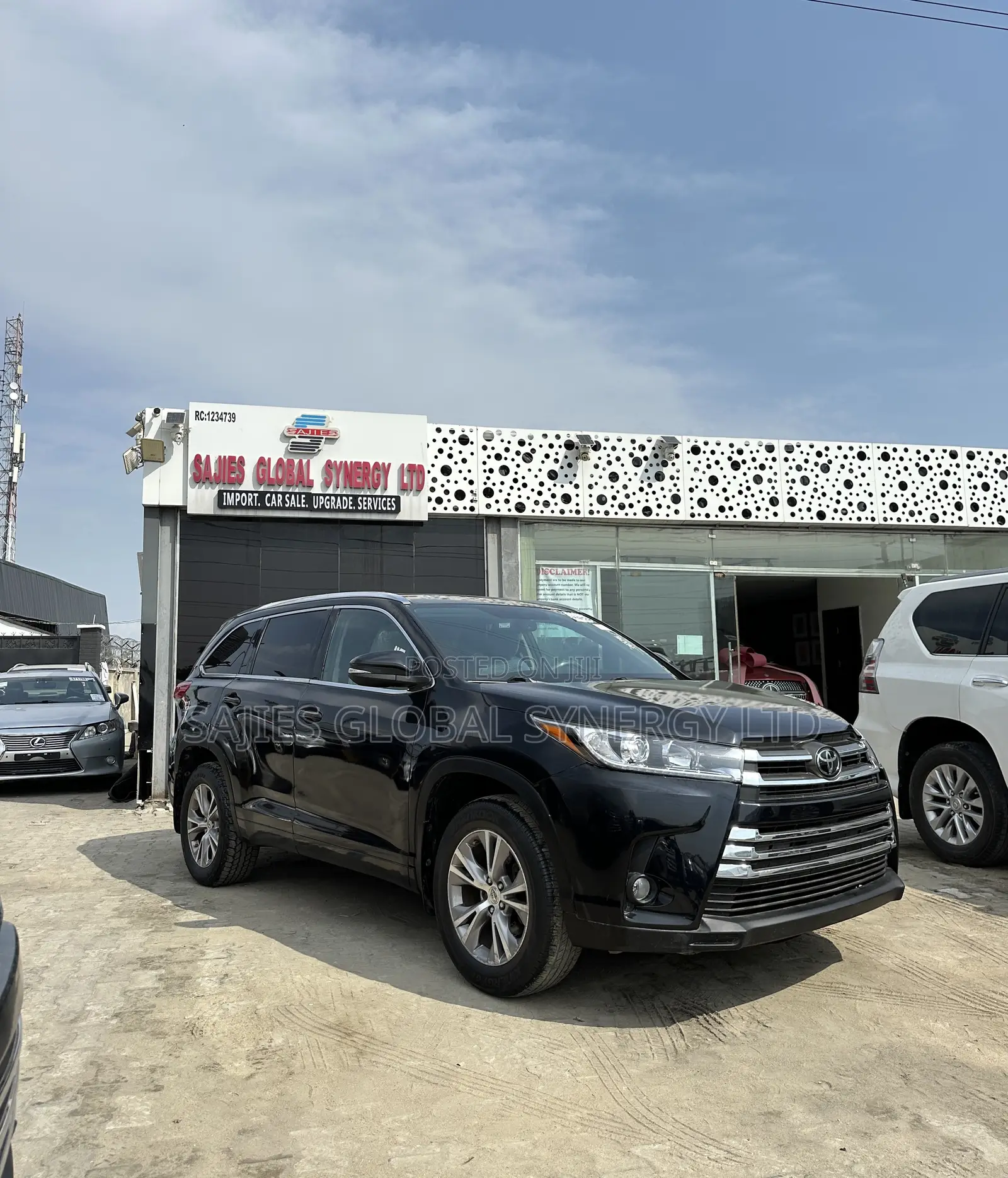 Toyota Highlander XLE 4dr SUV AWD (3.5L 6cyl 6A) 2014 Black