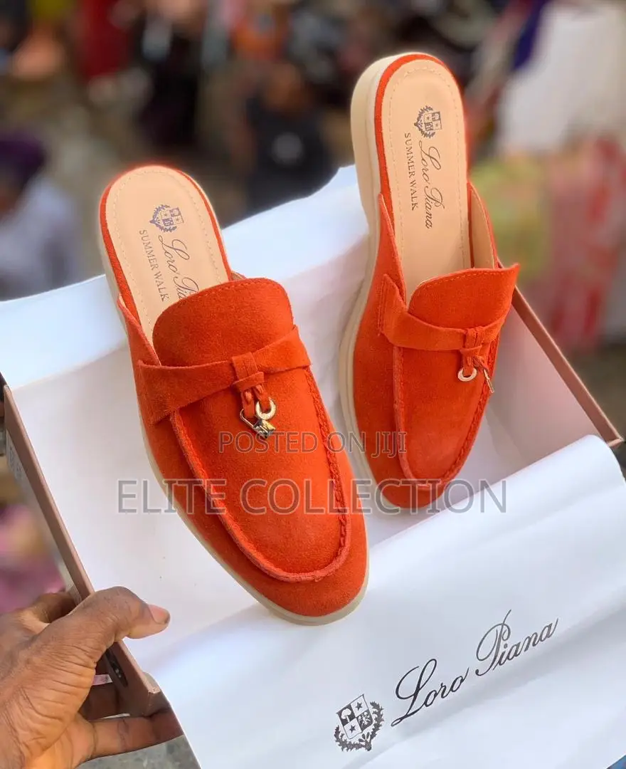 Luxury Loro Piana Half Shoe Original Comes in Branded Box Sizes 37-43