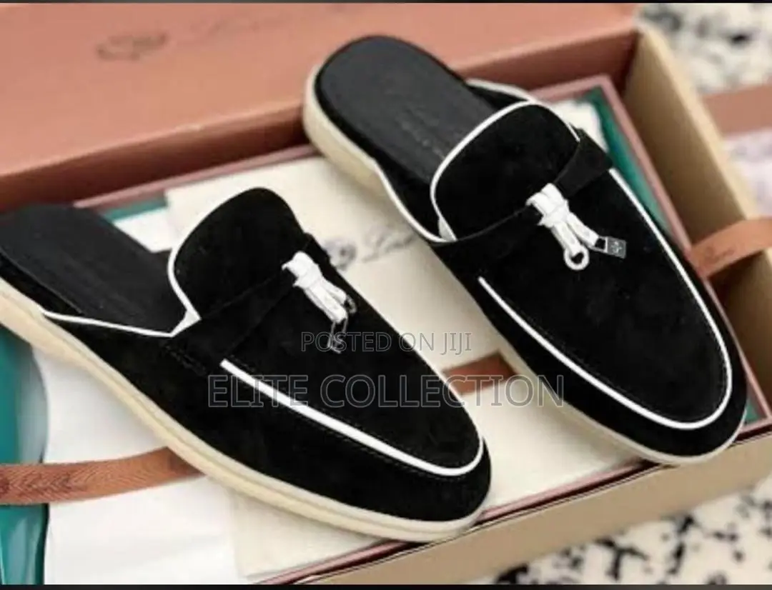 Luxury Loro Piana Half Shoe Original Comes in Branded Box Sizes 37-43