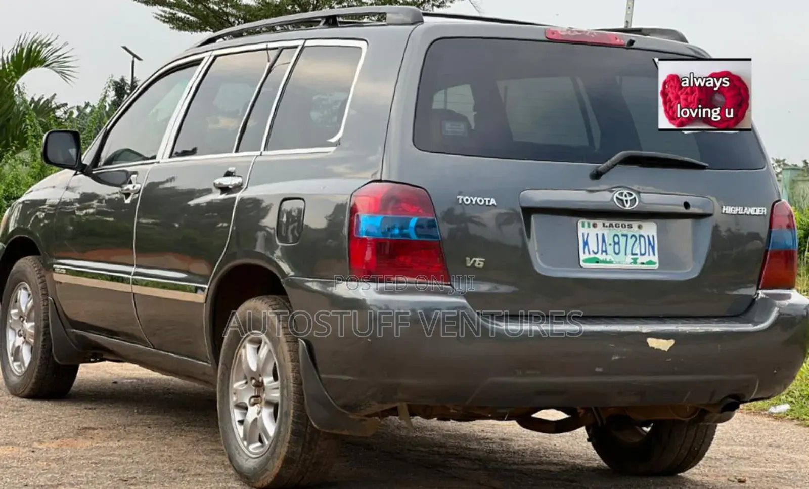 Toyota Highlander V6 4x4 2005 Gray
