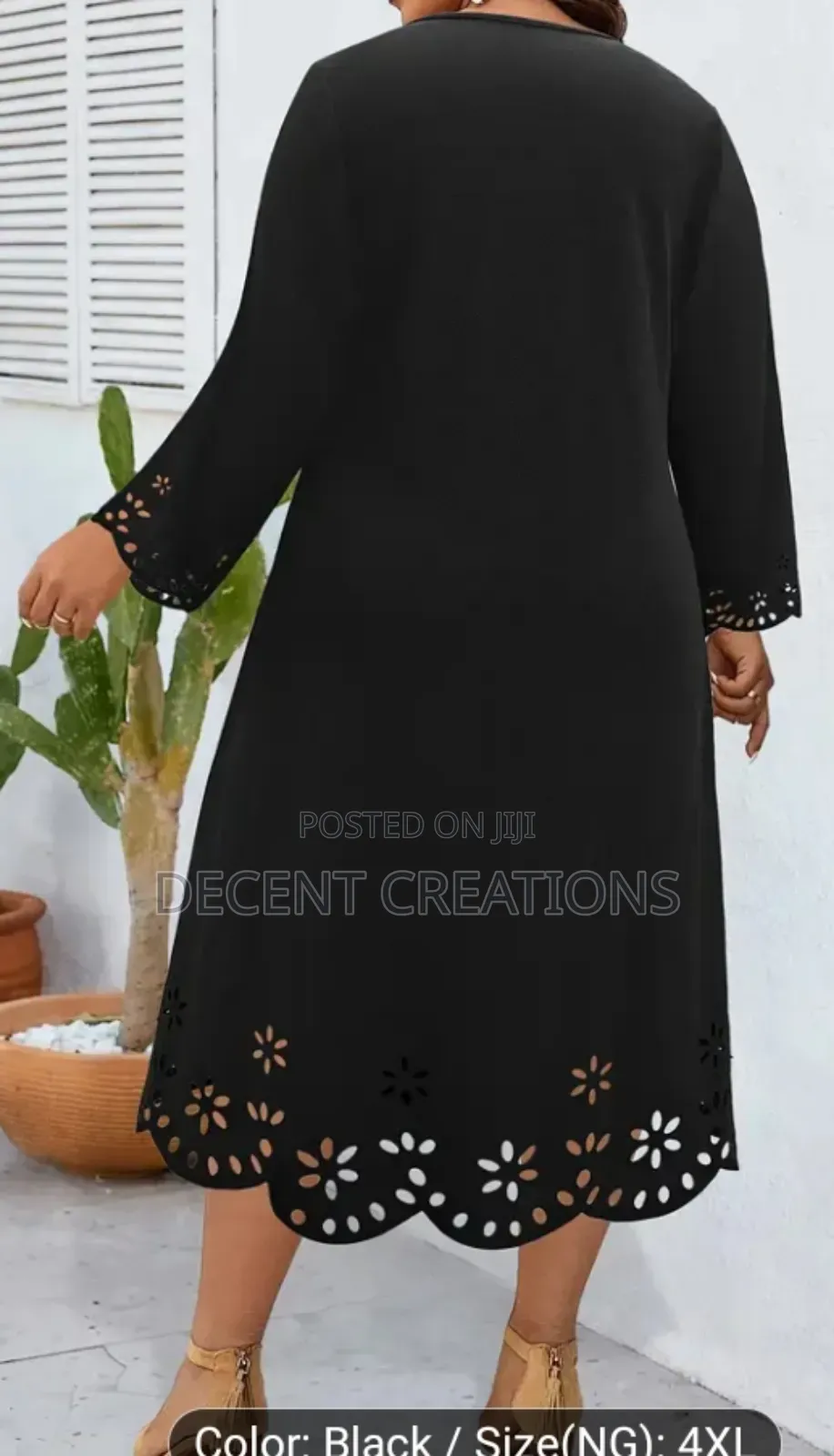 Mid - Year Promo: Plus Size Black Dress. Size 3xl