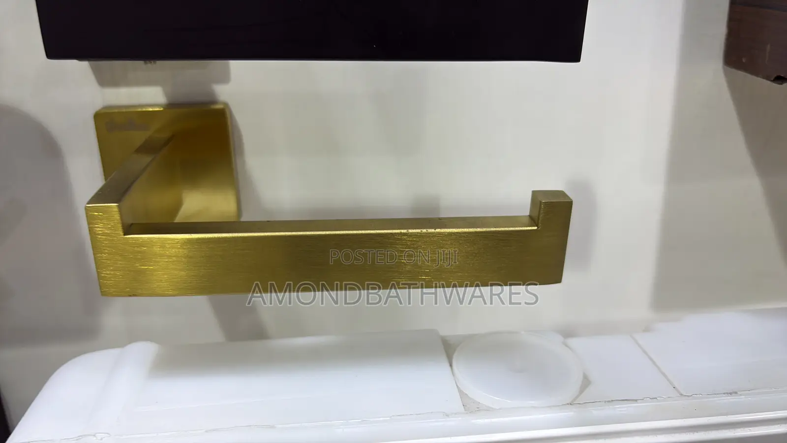 Matt Gold Tissue Holder
