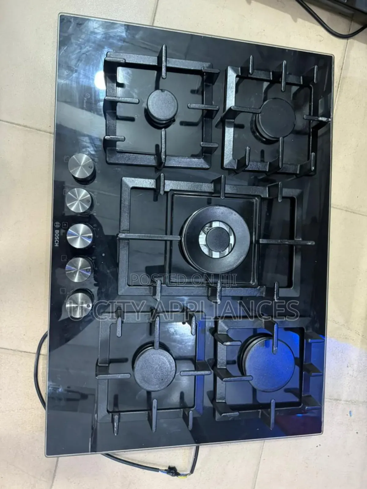 5 Burner Bosch Inbuilt Gas Cooker
