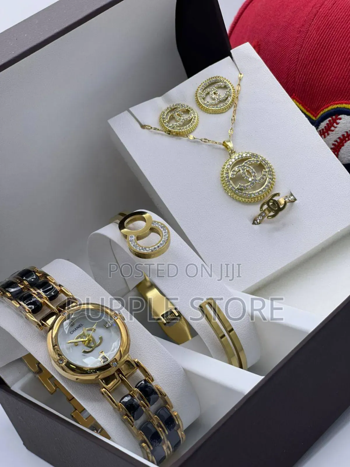 Chanel Watch and Jewelry Set for Women