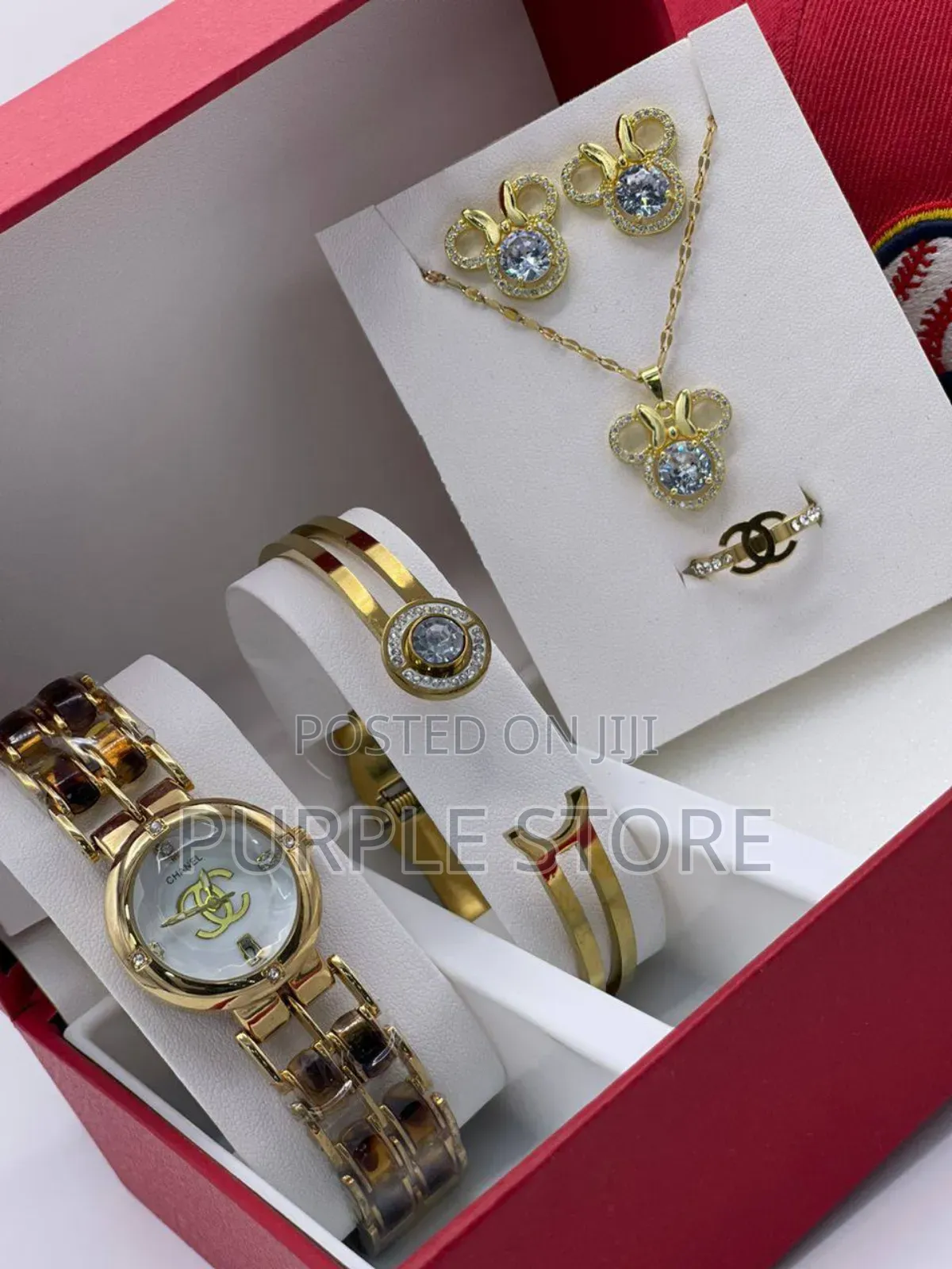 Chanel Watch and Jewelry Set for Women