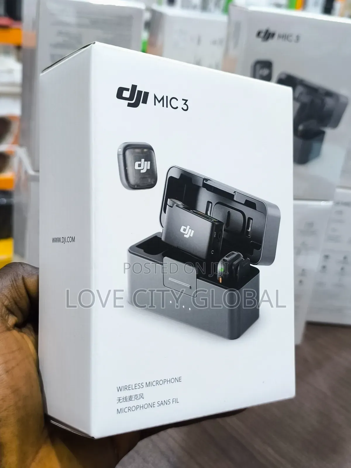 Dji Mic 3 Microphone (2 Tx + 1 Rx + Charging Case) for Phone Camera