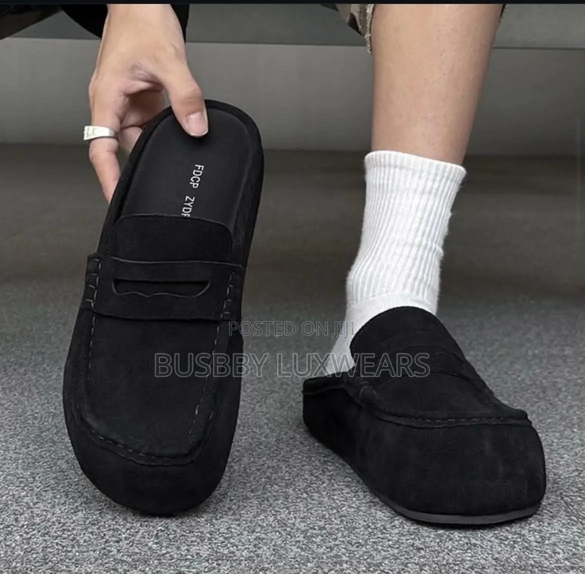 Men’S Suede Mule