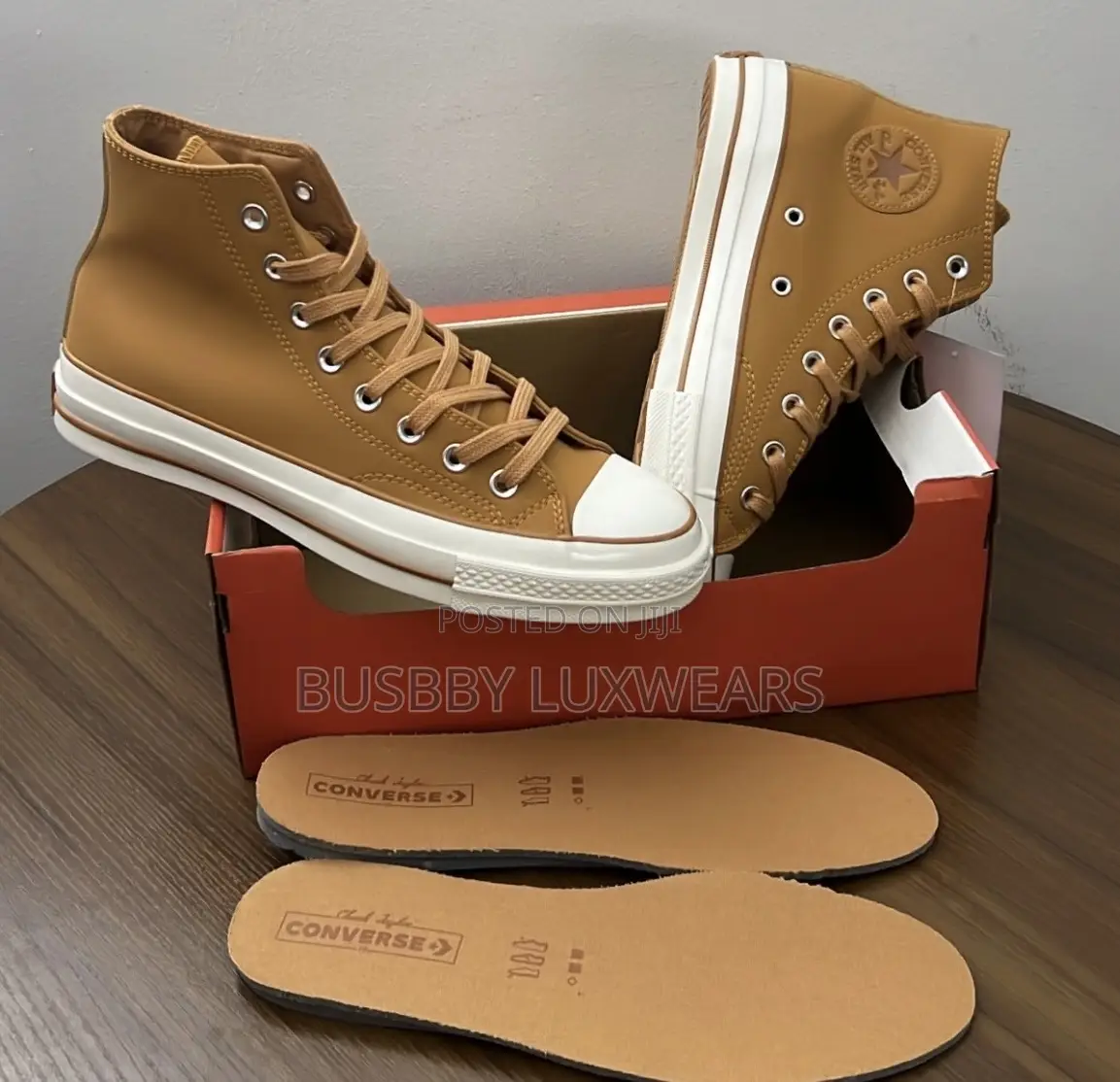 Original Converse All Star High Top Leather Sneakers