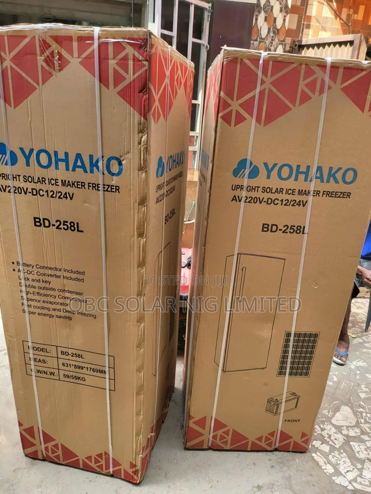 Yohako Dc/Ac Freezer 258l