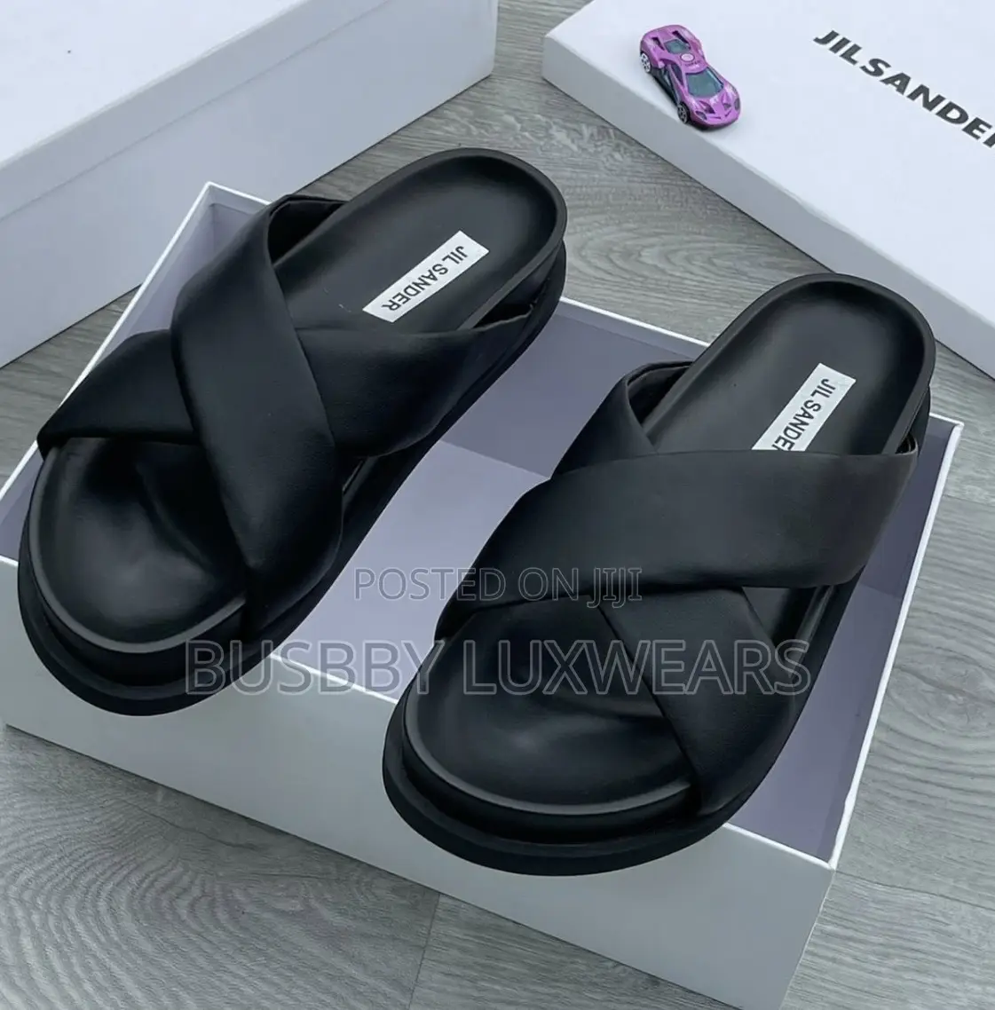 Jil Sander Cross Slippers for Men