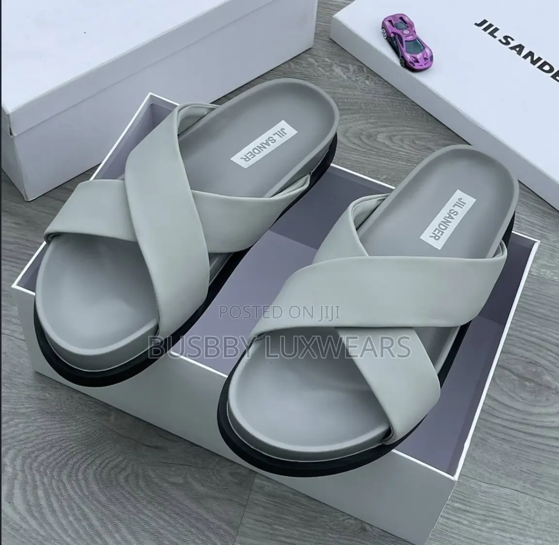 Jil Sander Cross Slippers for Men
