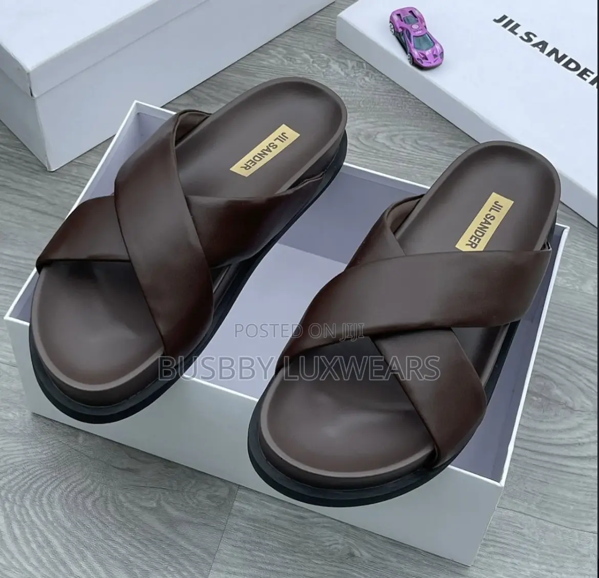 Jil Sander Cross Slippers for Men