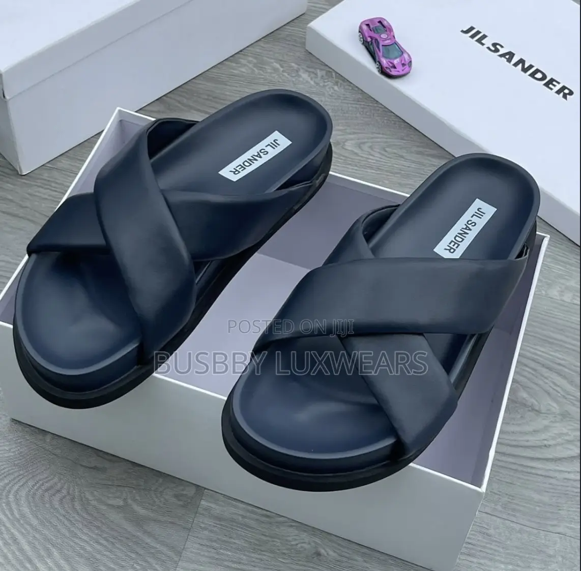 Jil Sander Cross Slippers for Men