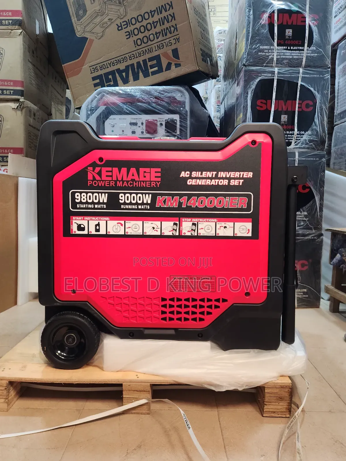10kva Kemage Ac Silent Inverter Generator Set With Remote Control