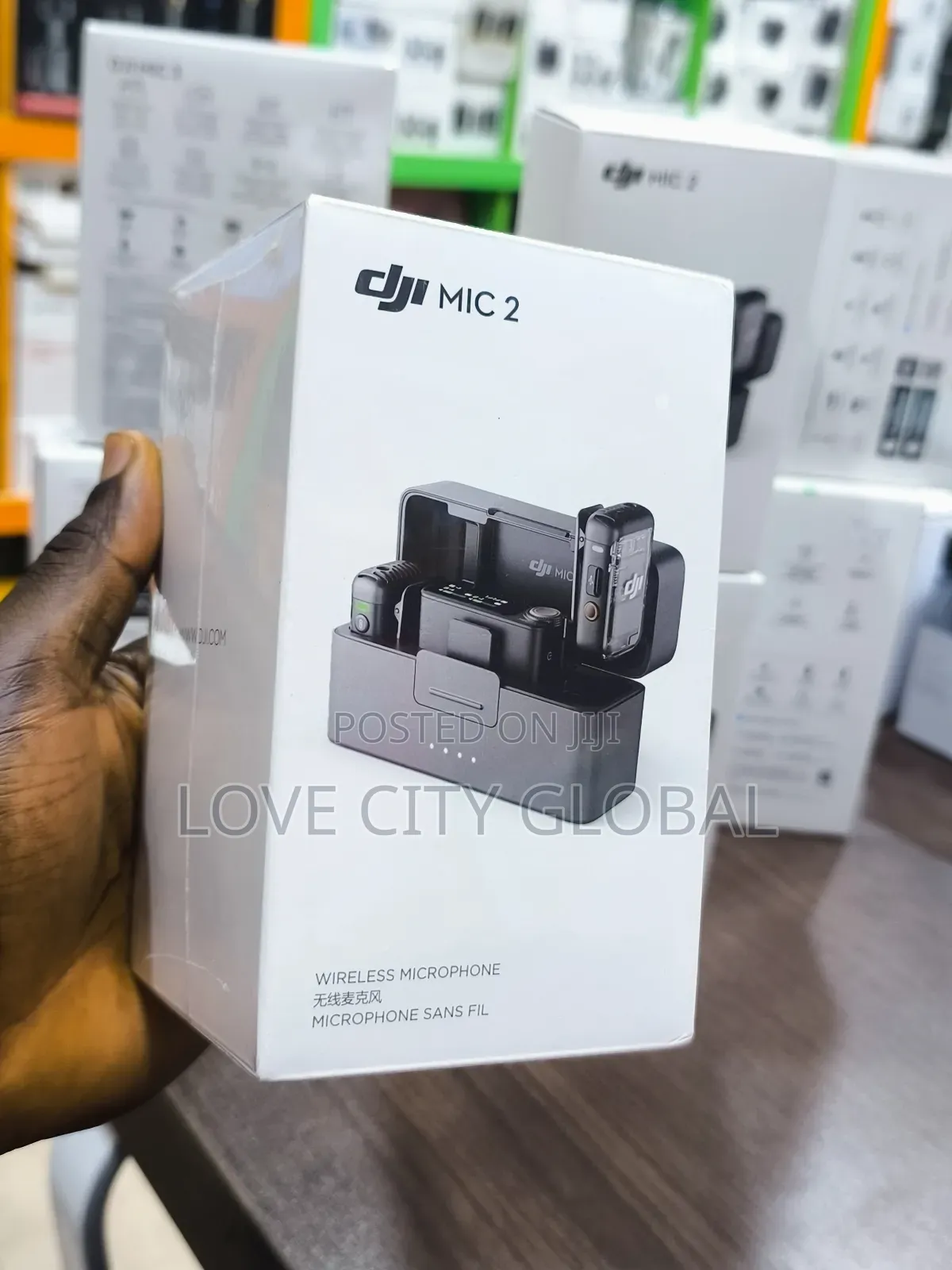 Dji Mic 2 Microphone (2 Tx +1 Rx + Charge Case) Wireless Lavalier 250m