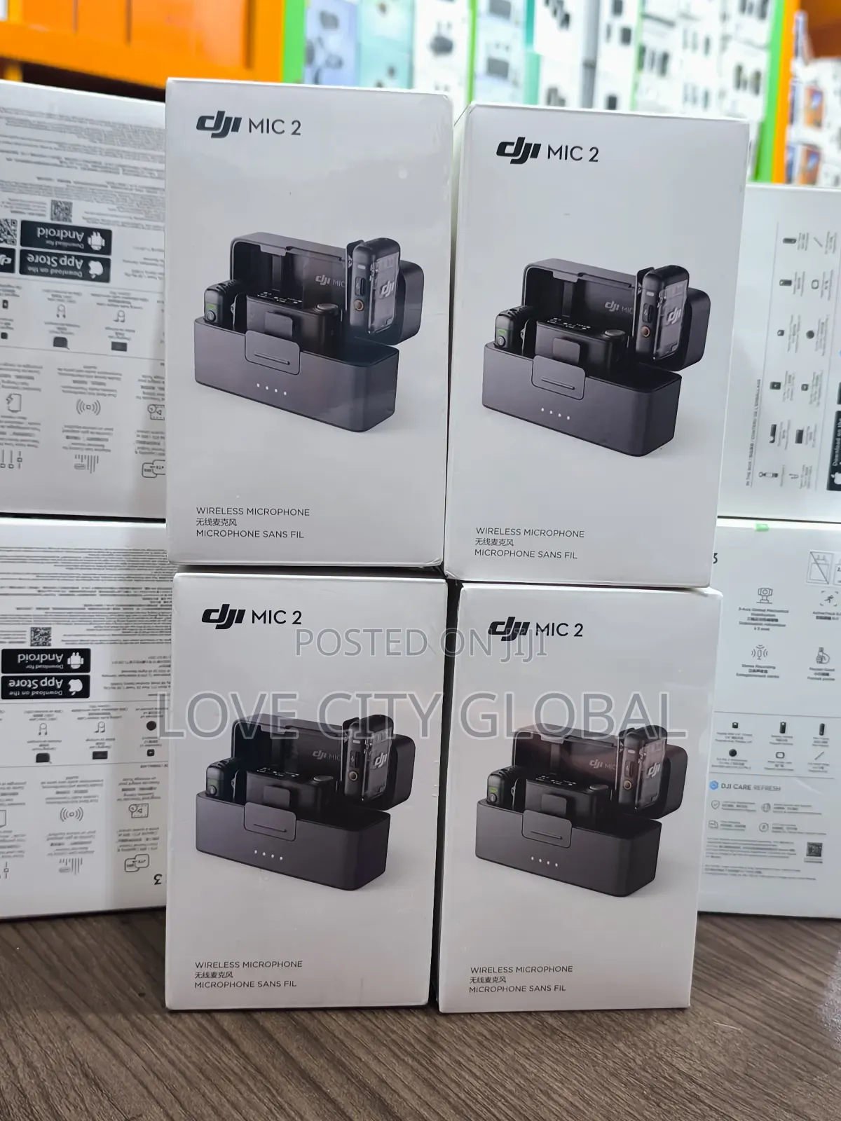 Dji Mic 2 Microphone (2 Tx +1 Rx + Charge Case) Wireless Lavalier 250m