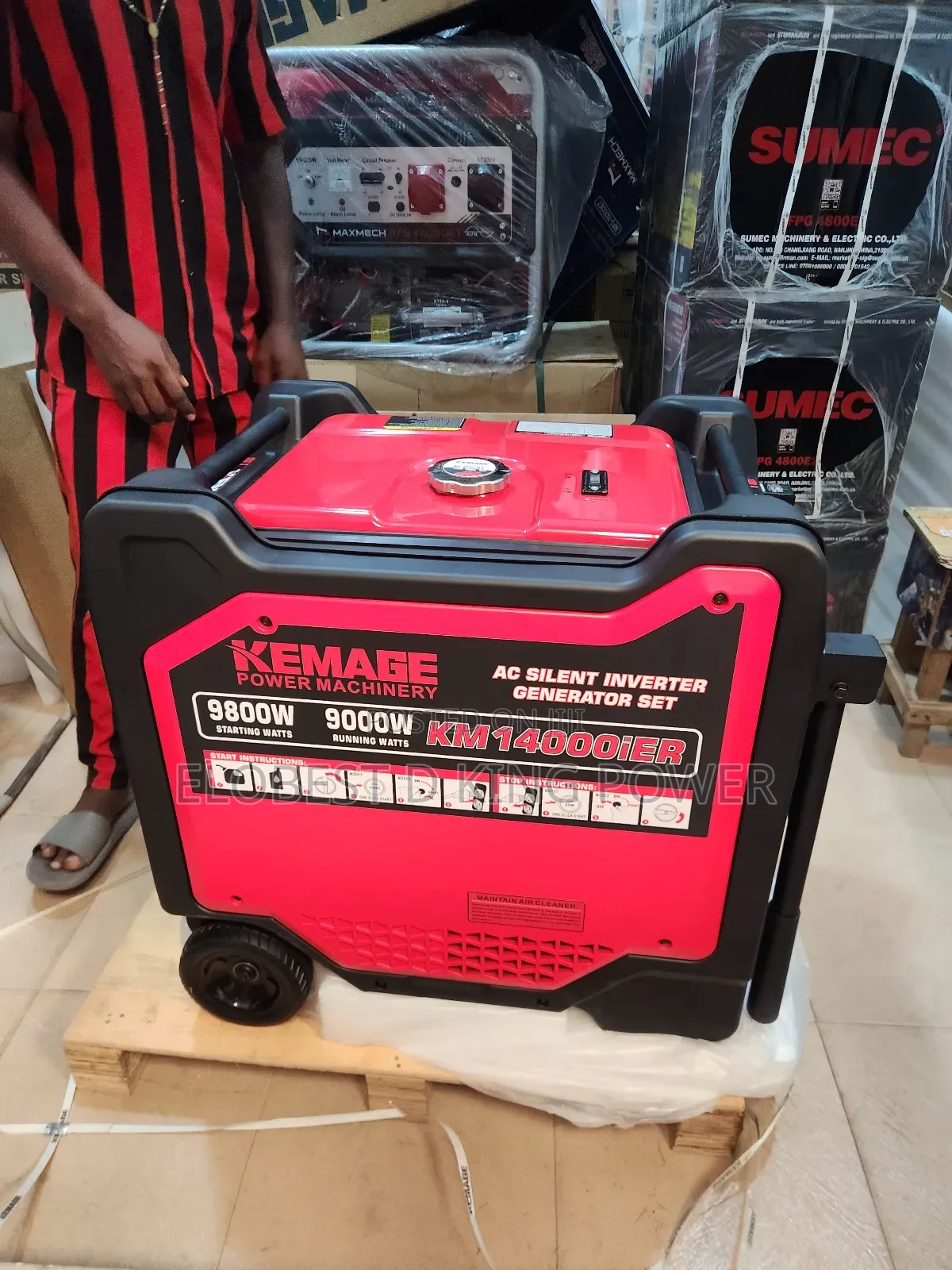 10kva Kemage Ac Silent Inverter Generator Set With Remote Control
