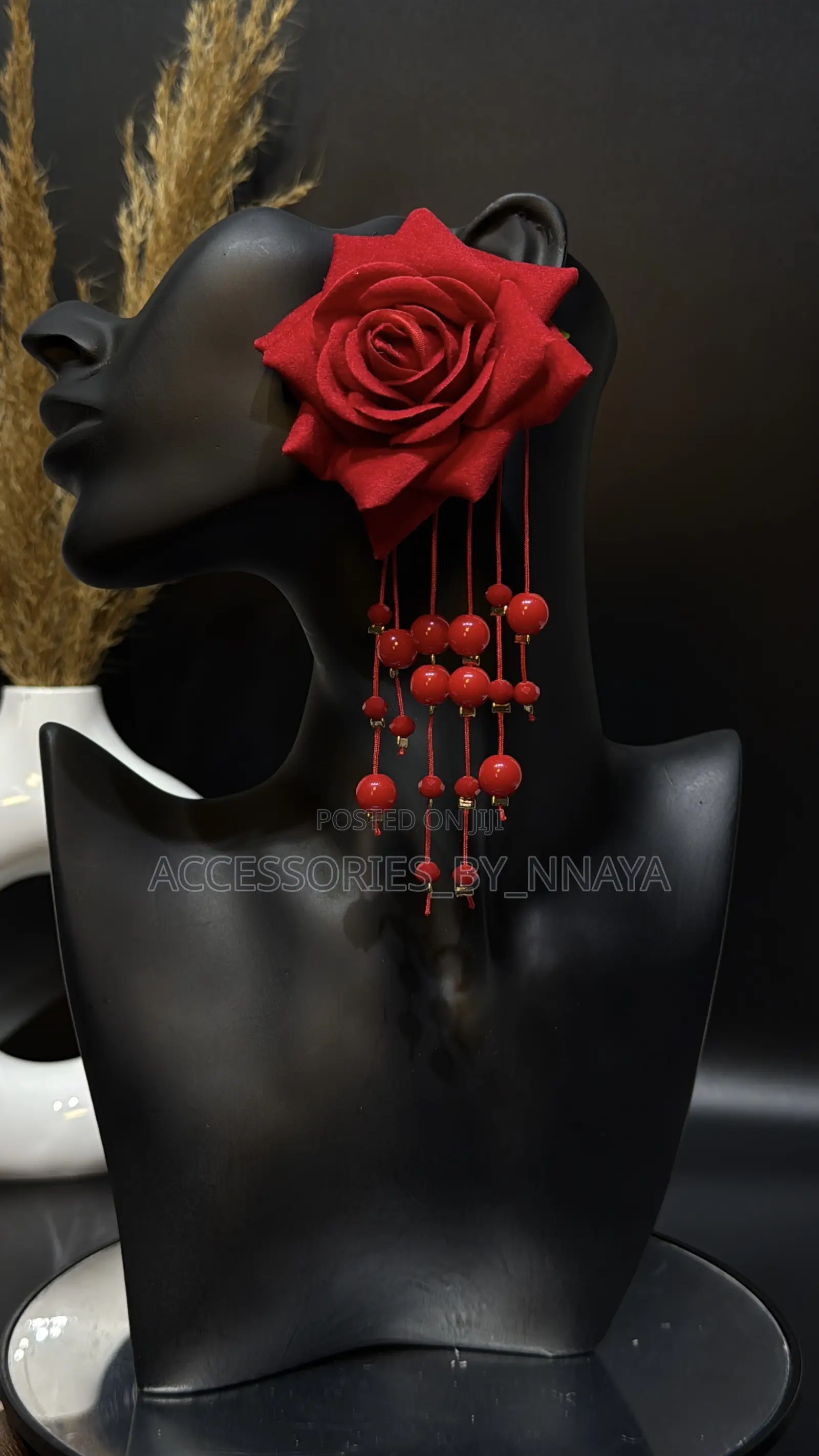 Red Pearl Earring