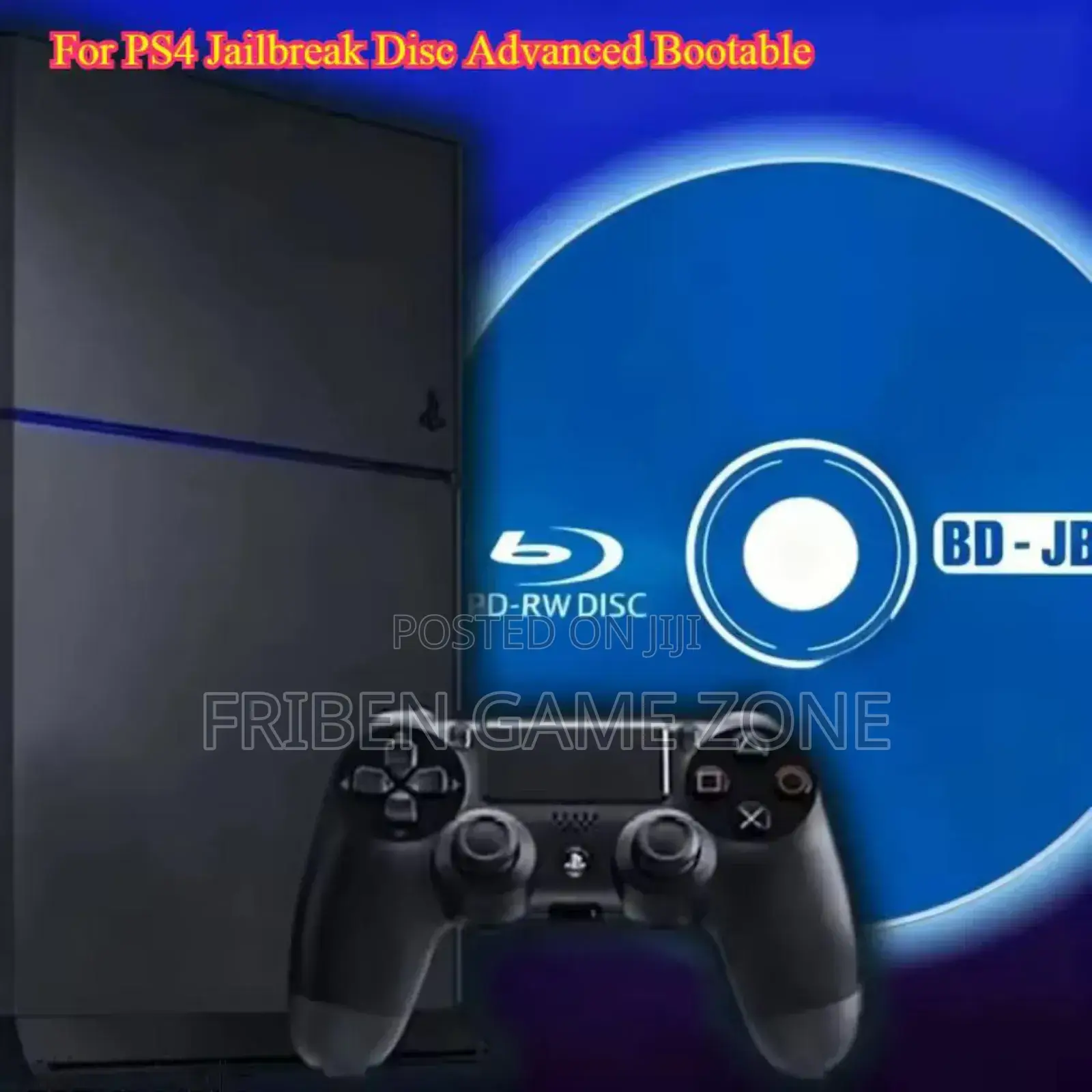 Jailbreak Loadable Disc for Ps4 Version 9.00 to 13.00