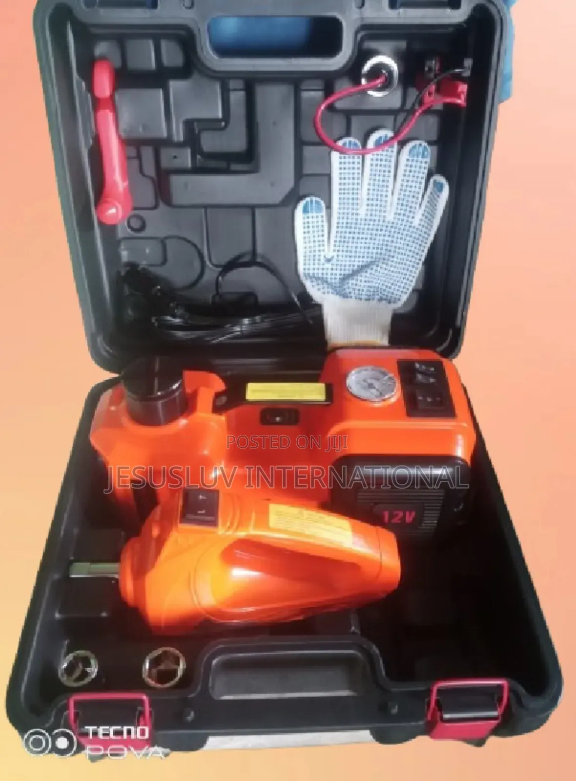 Auto Electric Hydraulic Car Jack 5 Ton, Impact Wrench Tyre Pump