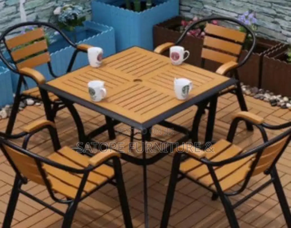 Outdoor Garden Chair and Table