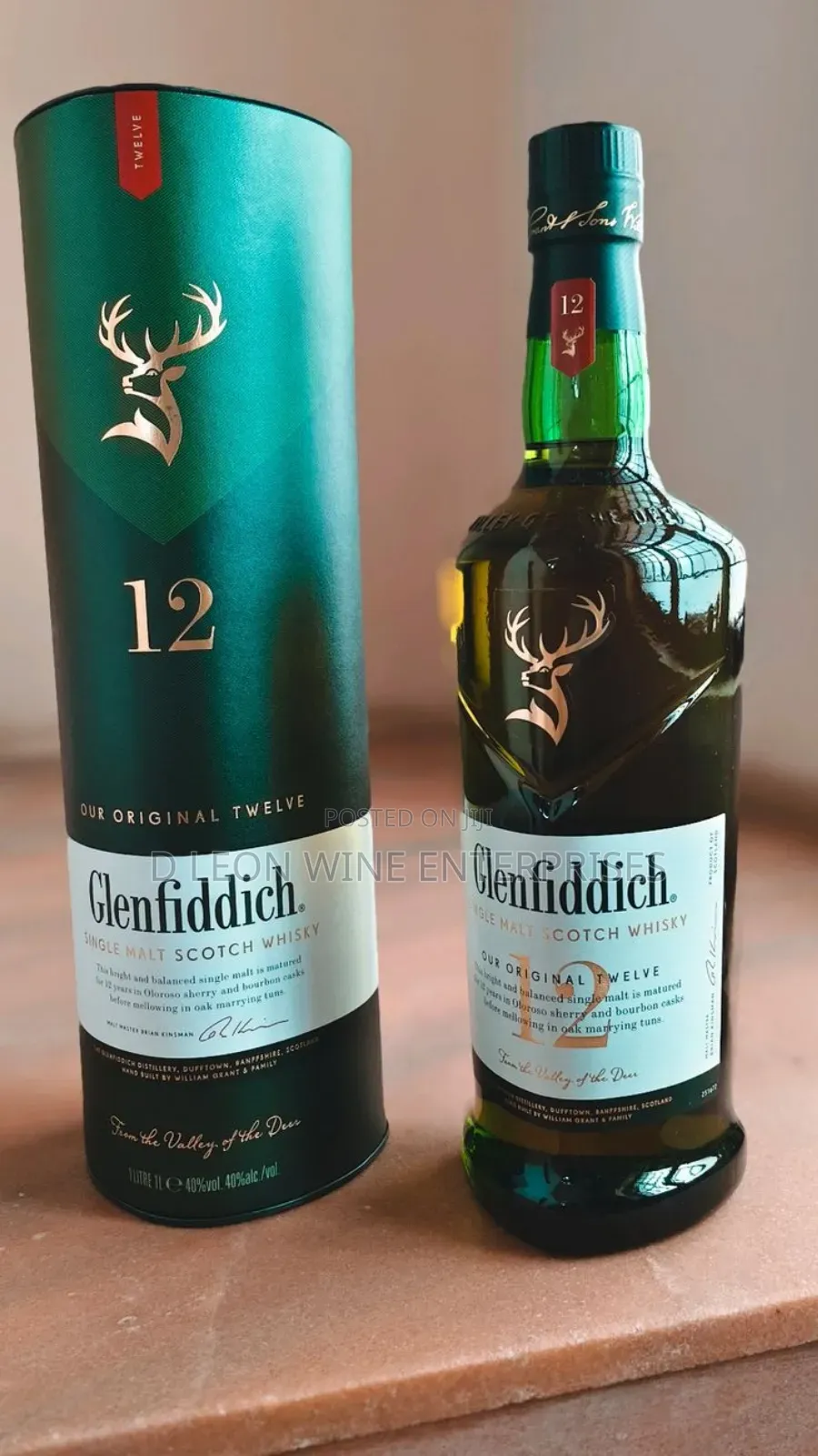 Glenfiddich 12 Years Cartoon by ( 12 Bottles )