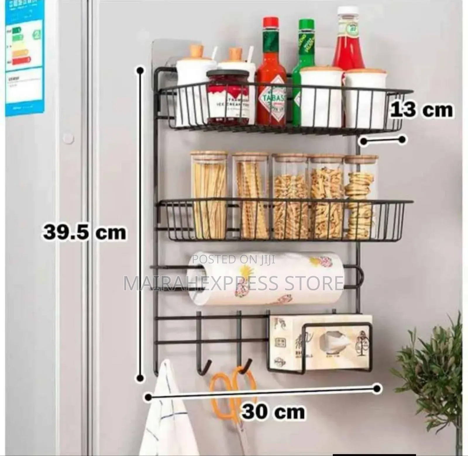 Kitchen Shelf Wall-Mounted Shelf Organizer (2st7)