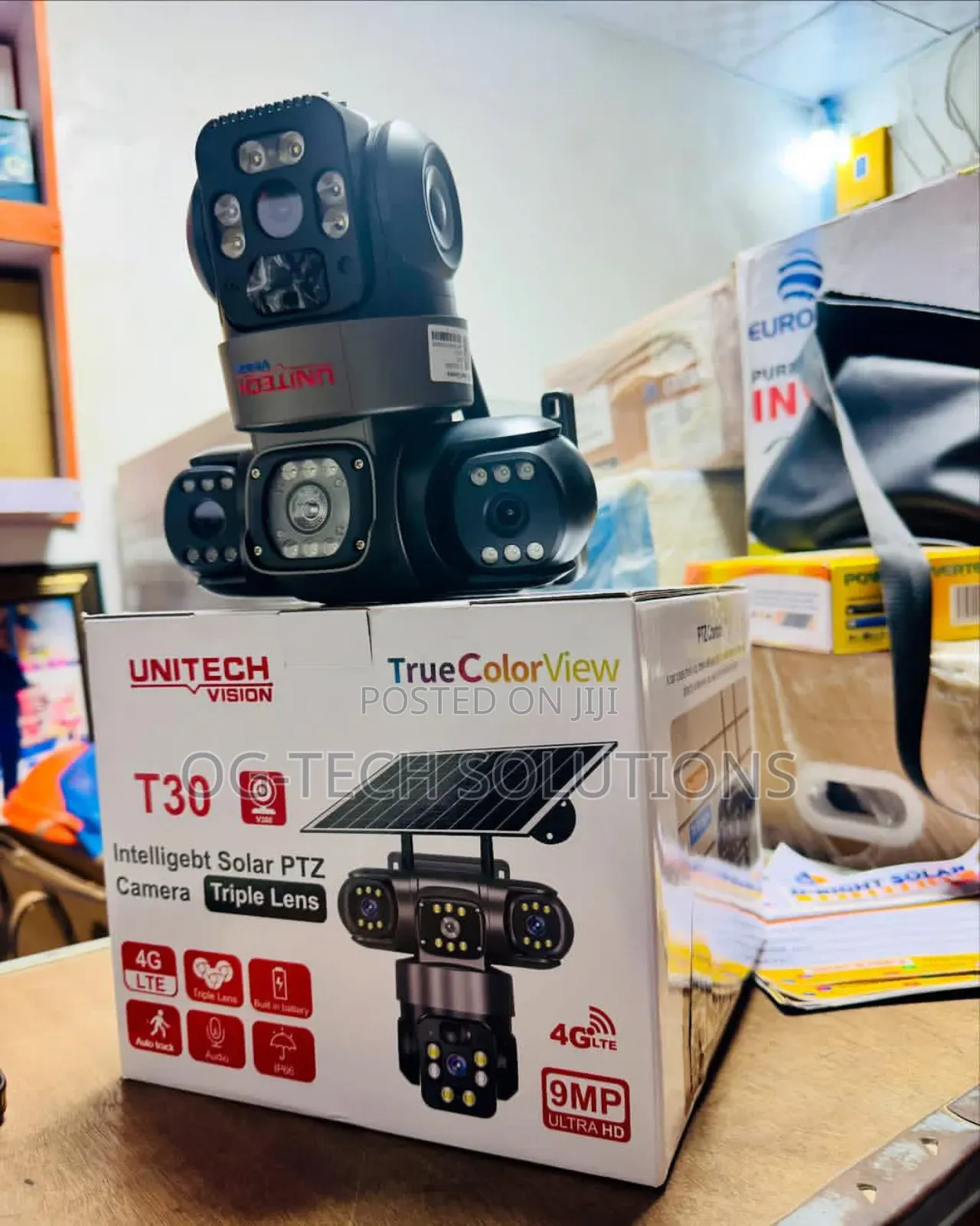 Triple Lens Solar Rotational Camera