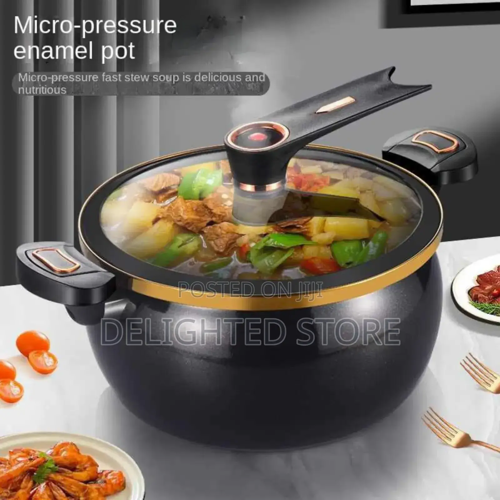 8l Multifunctional Thickened Enamel Premium Family Pot