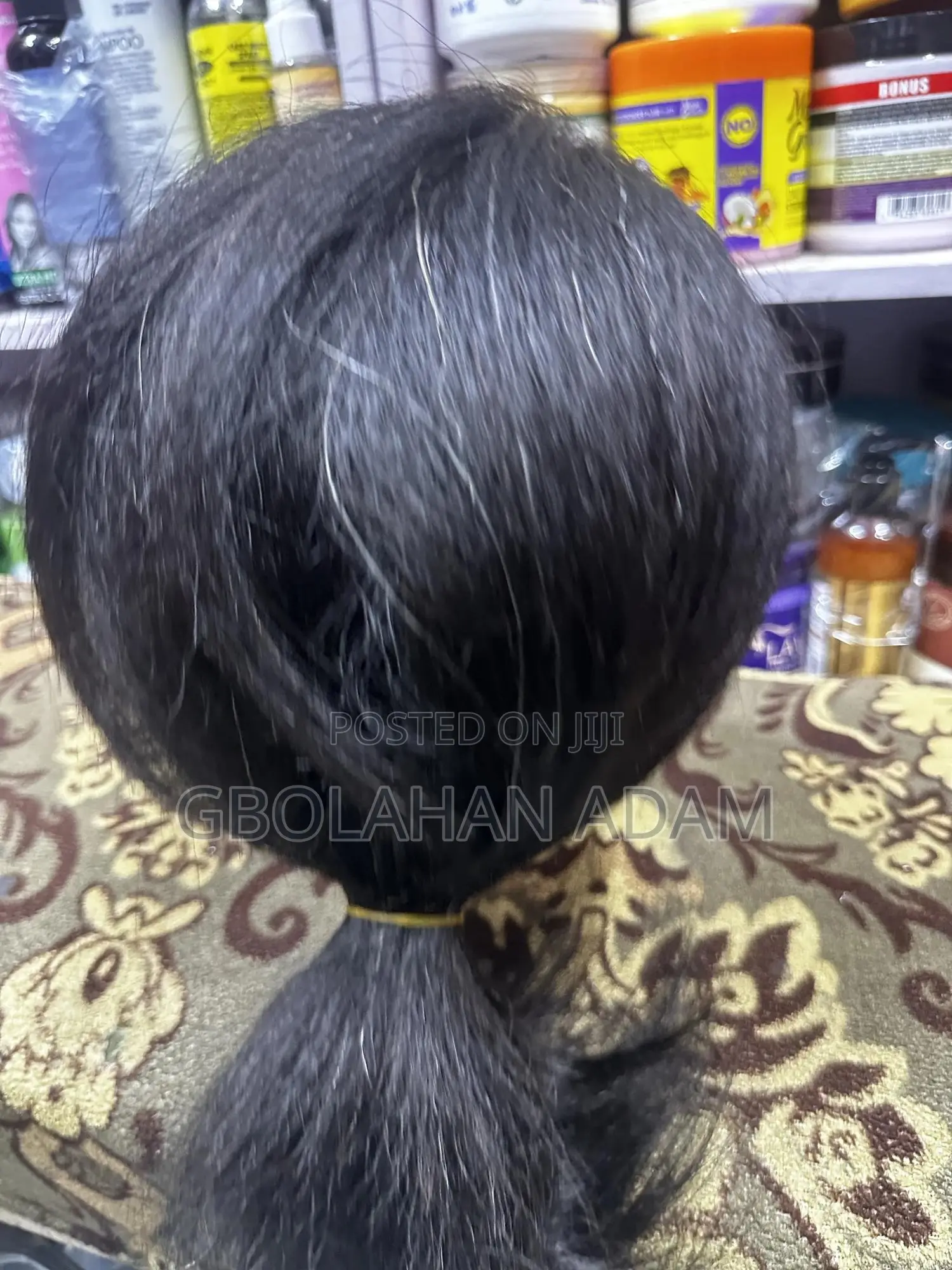 Human Hair Training Head Dummy Mannequin