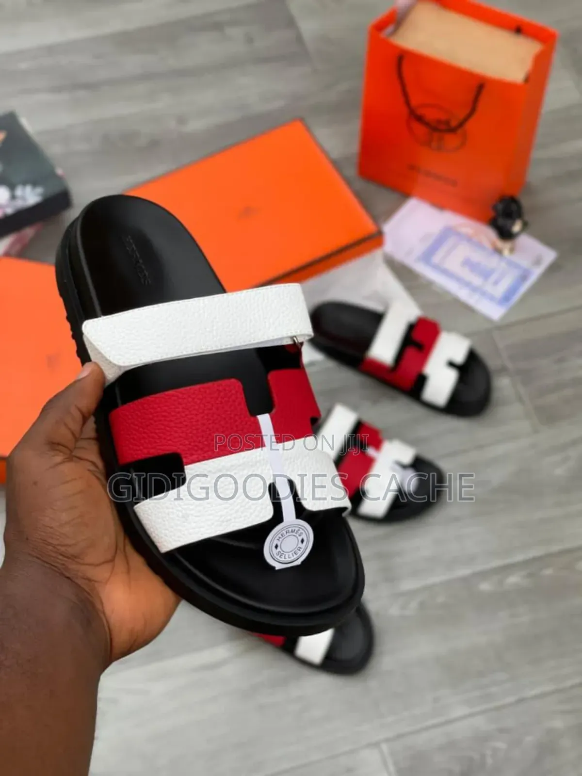 Hermes Luxury Women's Slides