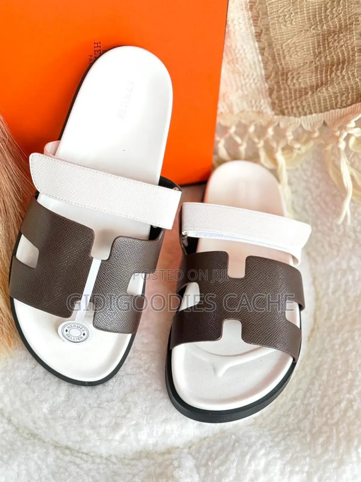 Hermes Luxury Women's Slides
