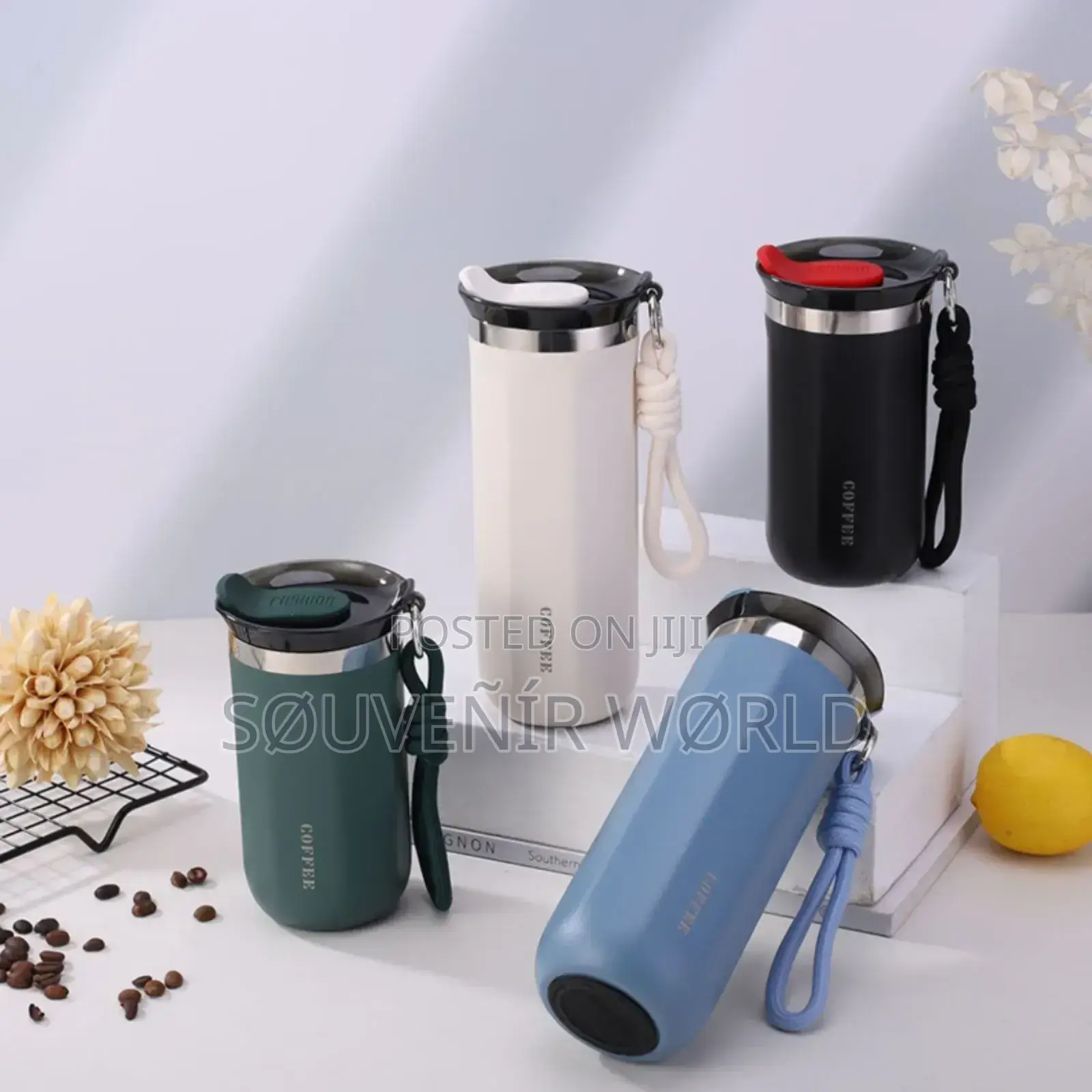 Insulated Stainless Steel Coffee Tumbler | Leak-proof Travel Mug