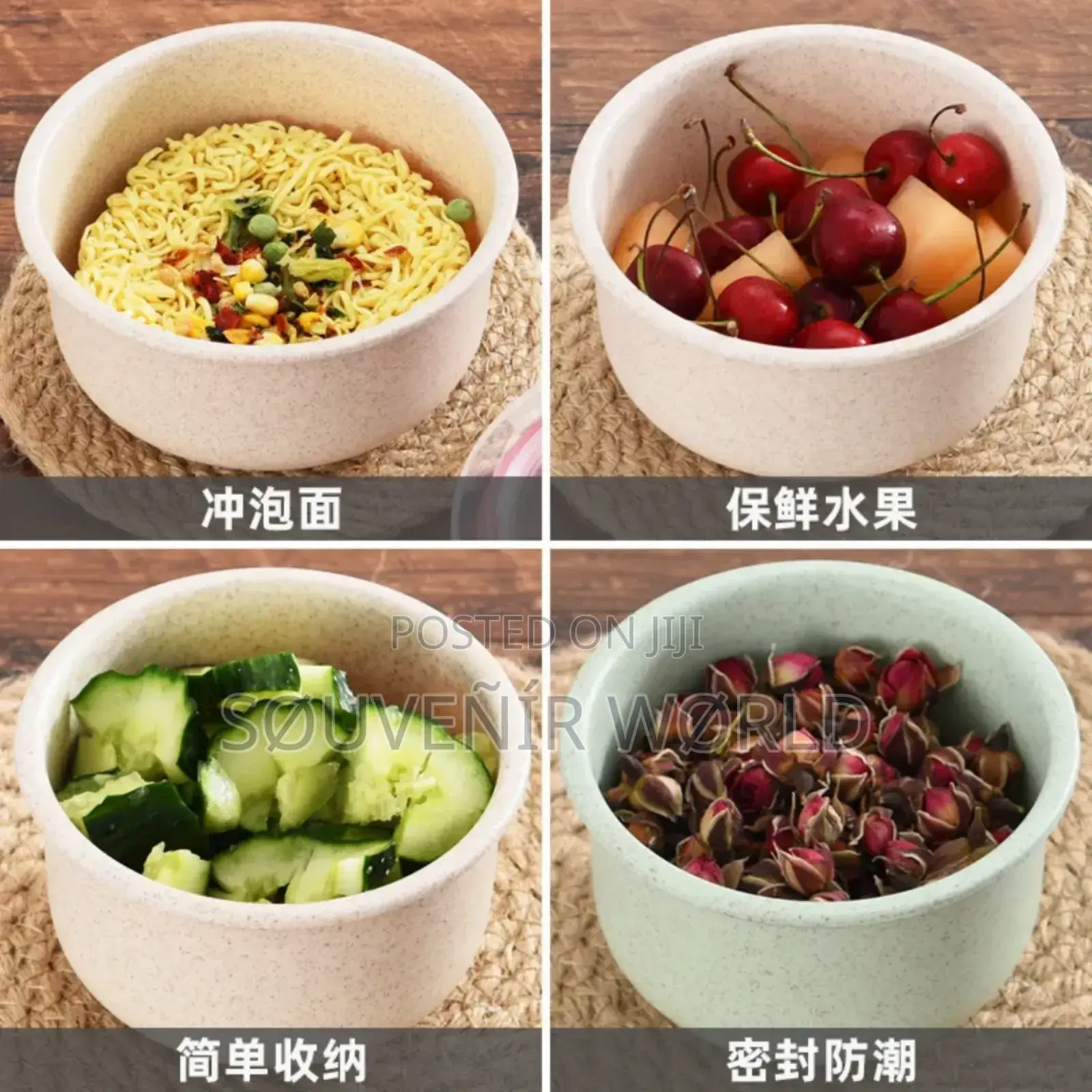 Premium 3-in-1 Elegant Food Storage Bowl Set (Gift Box Included)