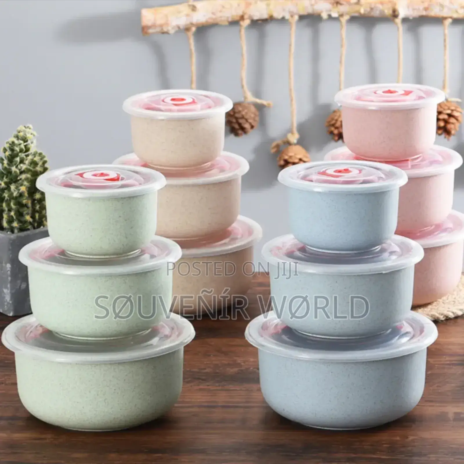 Premium 3-in-1 Elegant Food Storage Bowl Set (Gift Box Included)