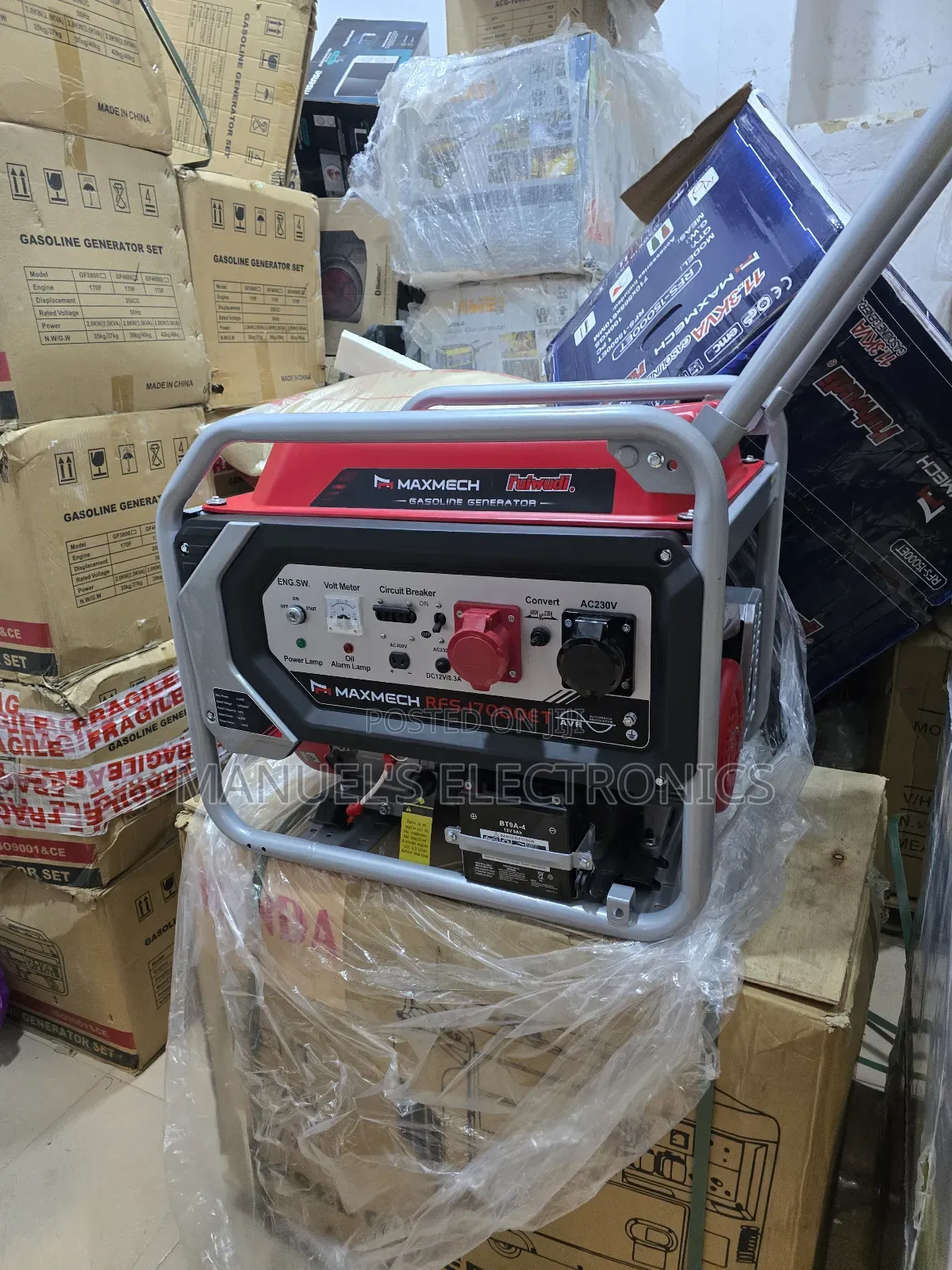 15kva Maxmech Three Phase Petrol Generator 100% Copper Coil