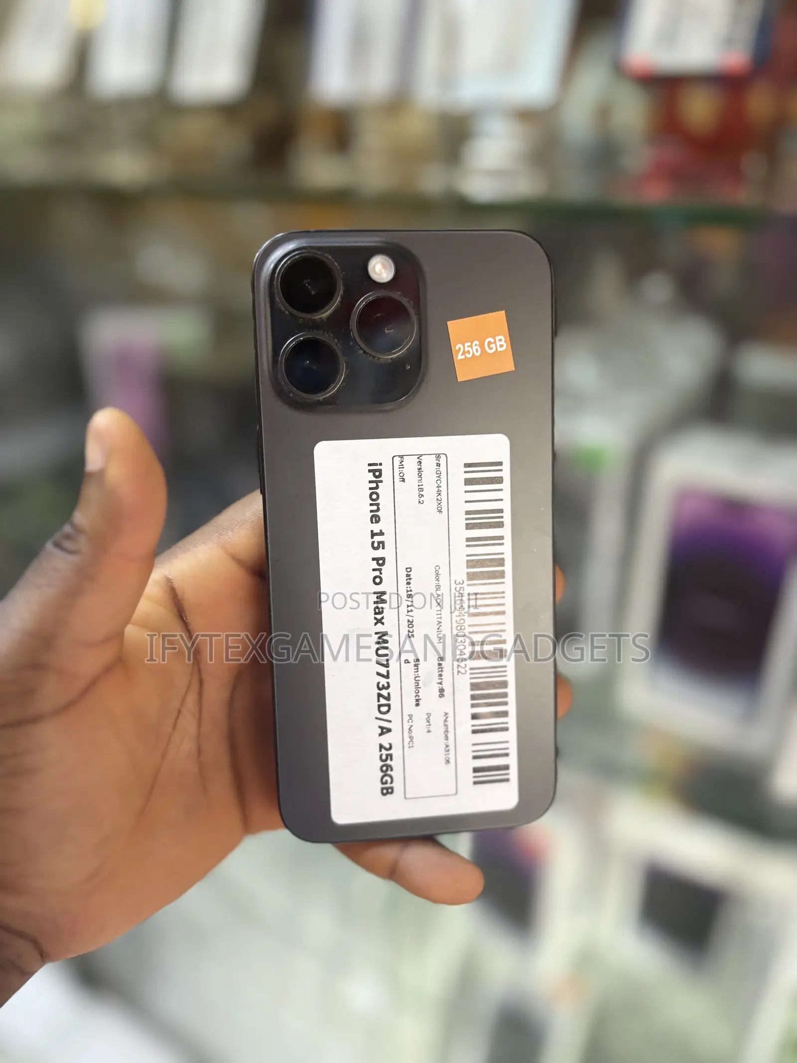 Apple iPhone 15 Pro Max 256 GB Black