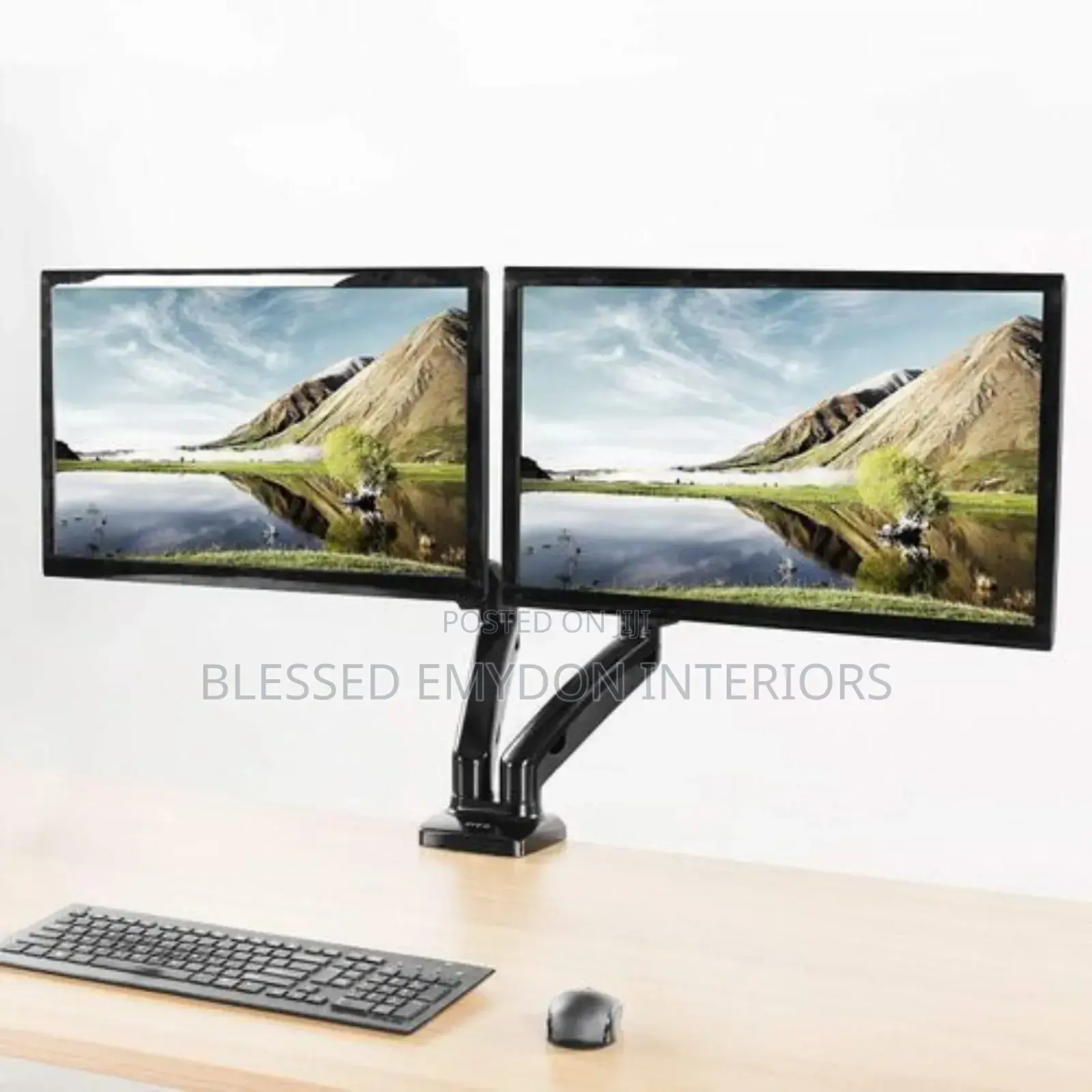 KLC-Ds90-2 Dual LCD Monitor Desk Mount Stand