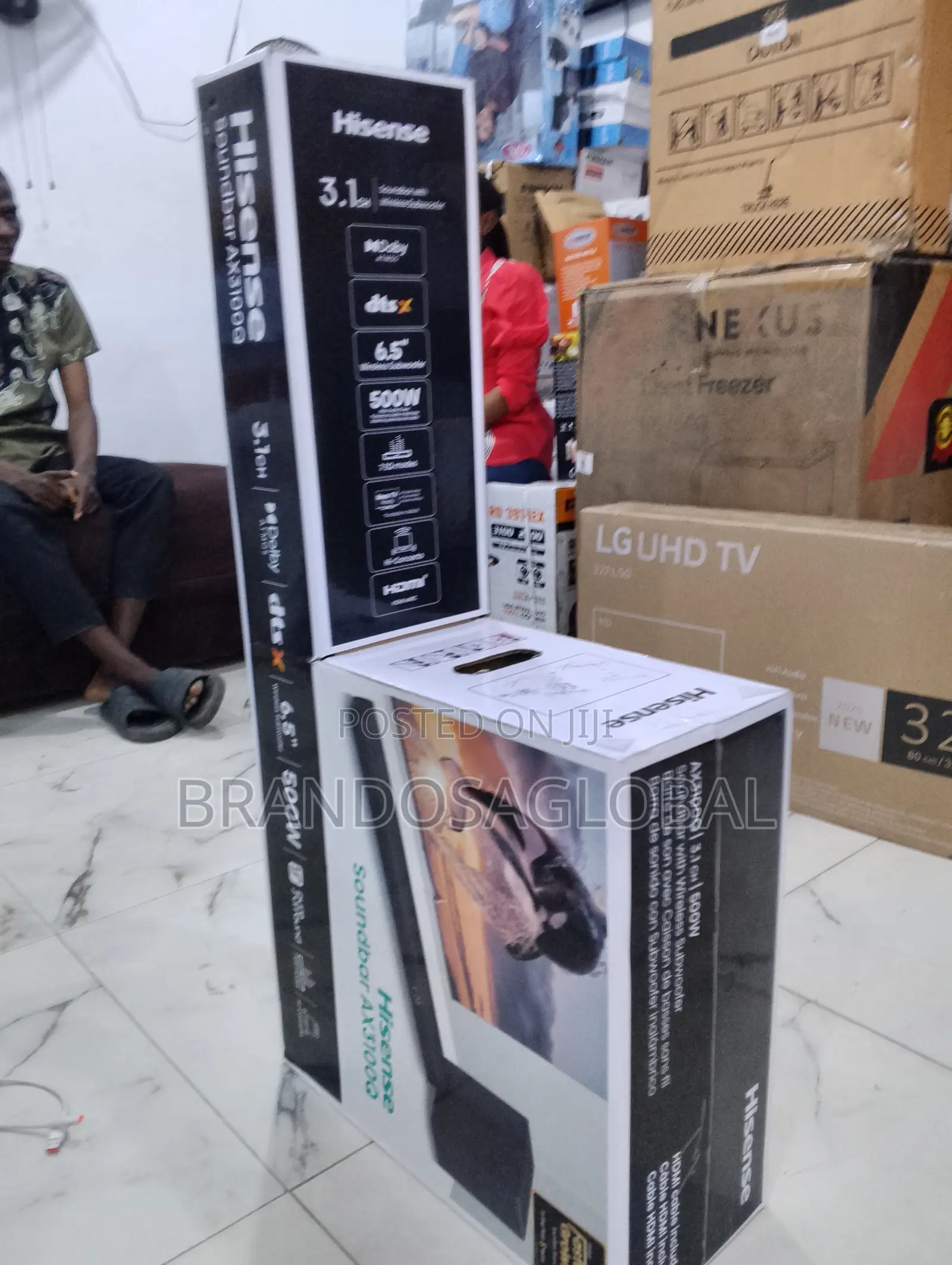 Hisense Soundbar With Subwoofer 500w 3.1ch (Ax3100q)