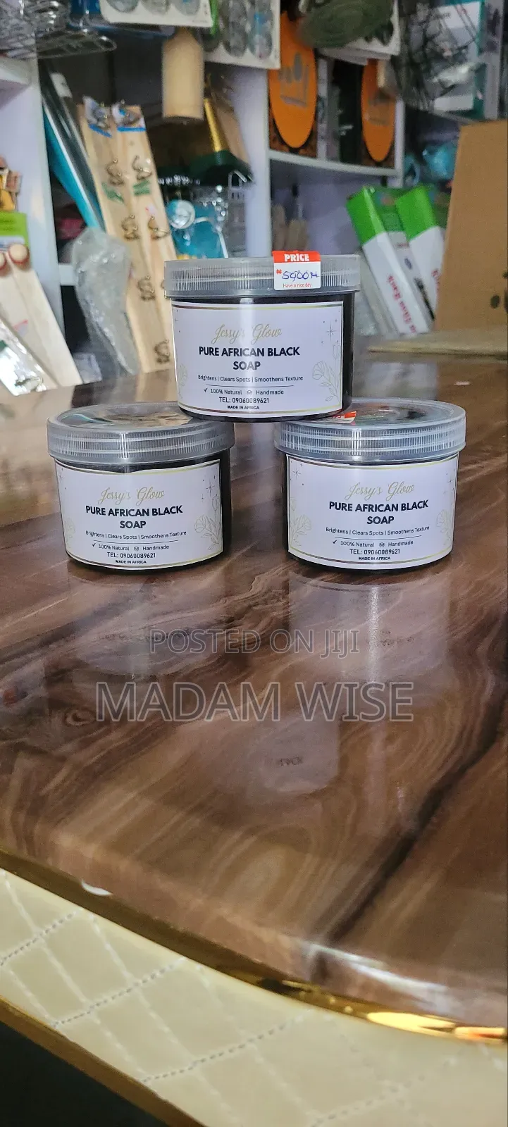 Jessy's Glow . ( Pure African Black Soap )